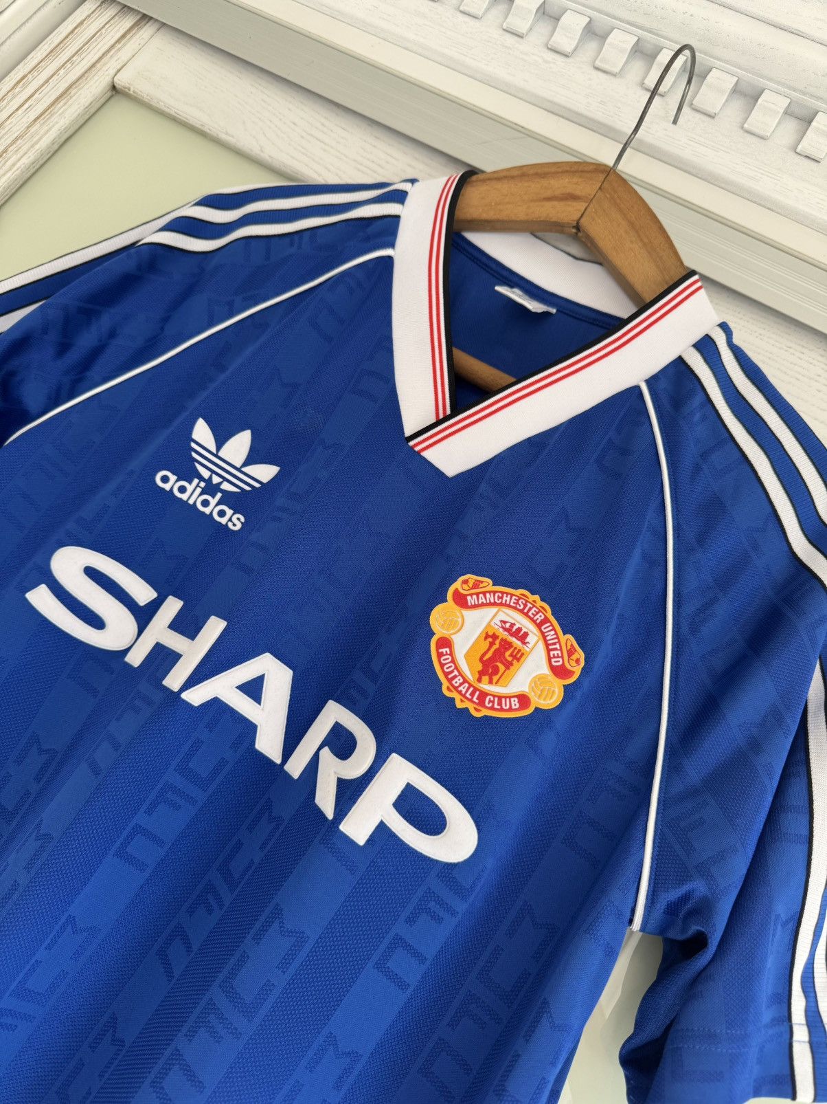 Adidas Manchester United x Drama Call Sharp Soccer Jersey Kit Shirt Size US M / EU 48-50 / 2 - 6 Thumbnail