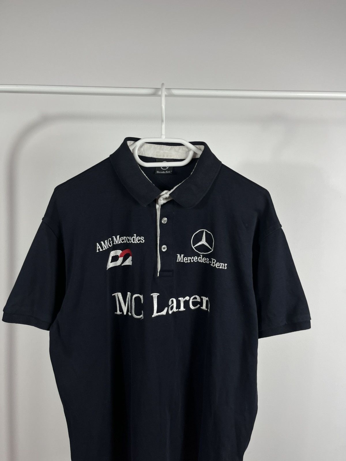 Other Vintage Mercedes-Benz McLaren Polo Shirt Embroidered Logo Size US M / EU 48-50 / 2 - 2 Thumbnail