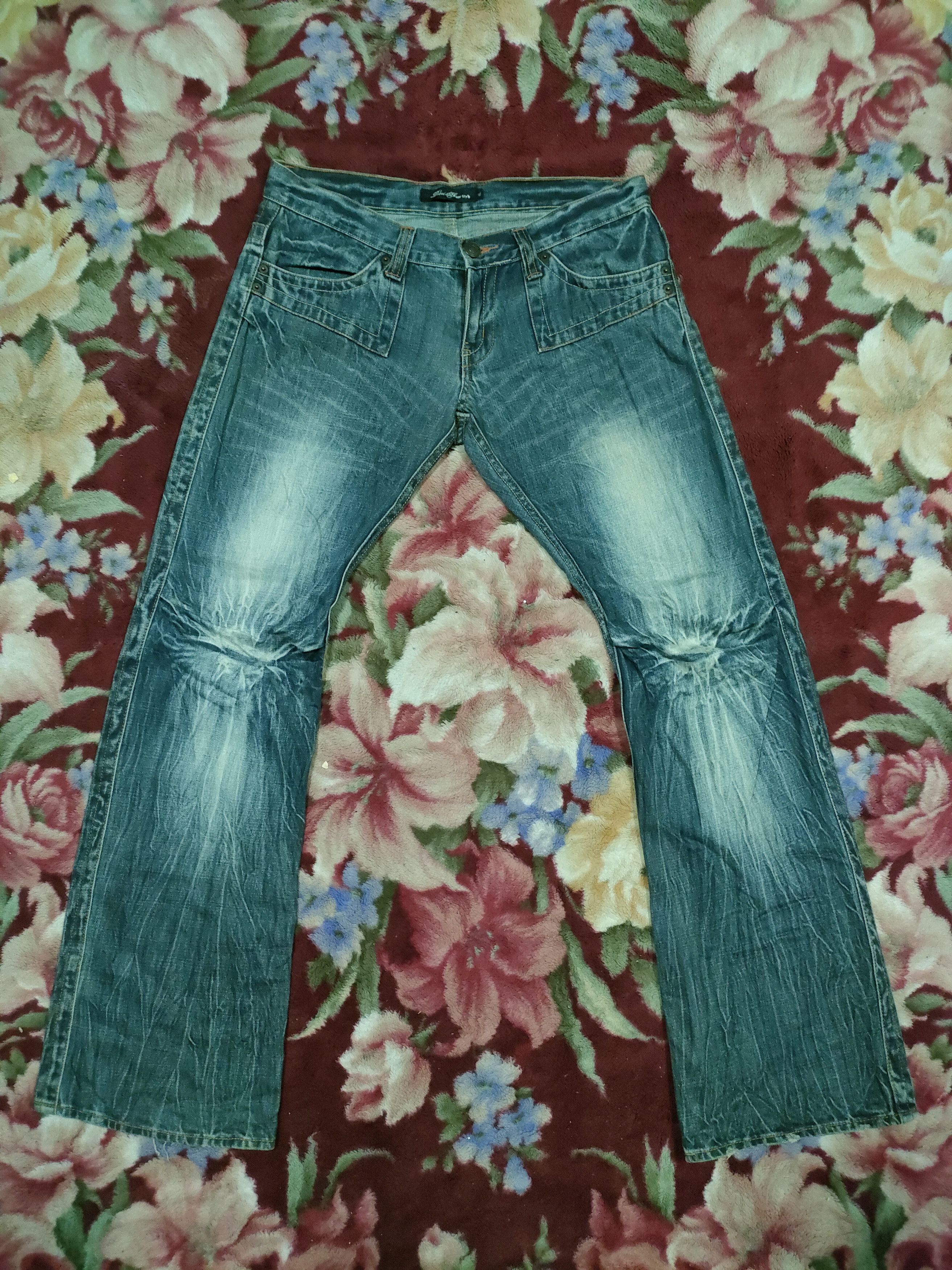 If Six Was Nine × Japanese Brand Flare🔥Roat & Three Style Jeans Size US 34 / EU 50 - 1 Thumbnail