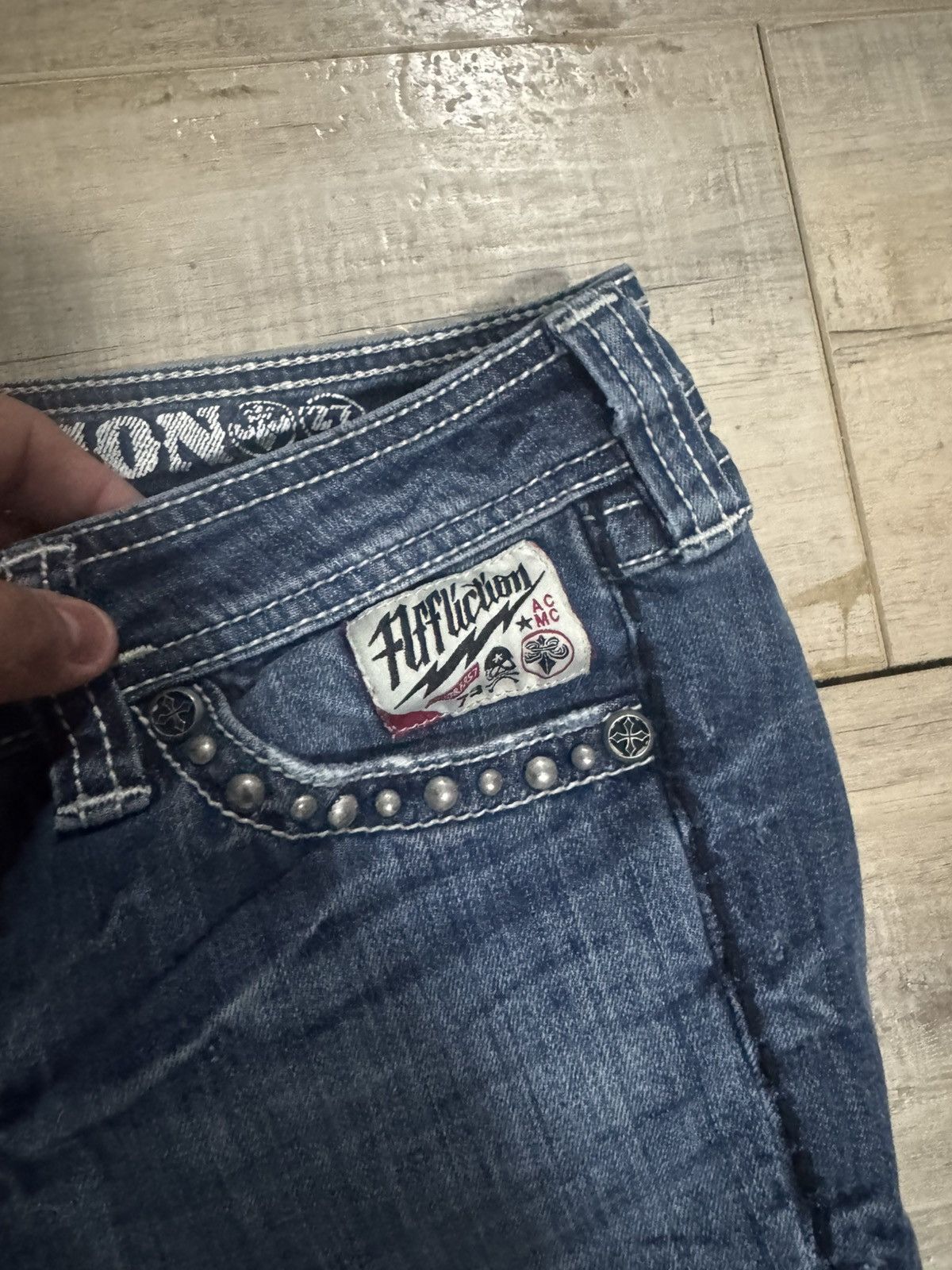 Affliction Jeans Affliction Size 27" / US 4 / IT 40 - 3 Thumbnail