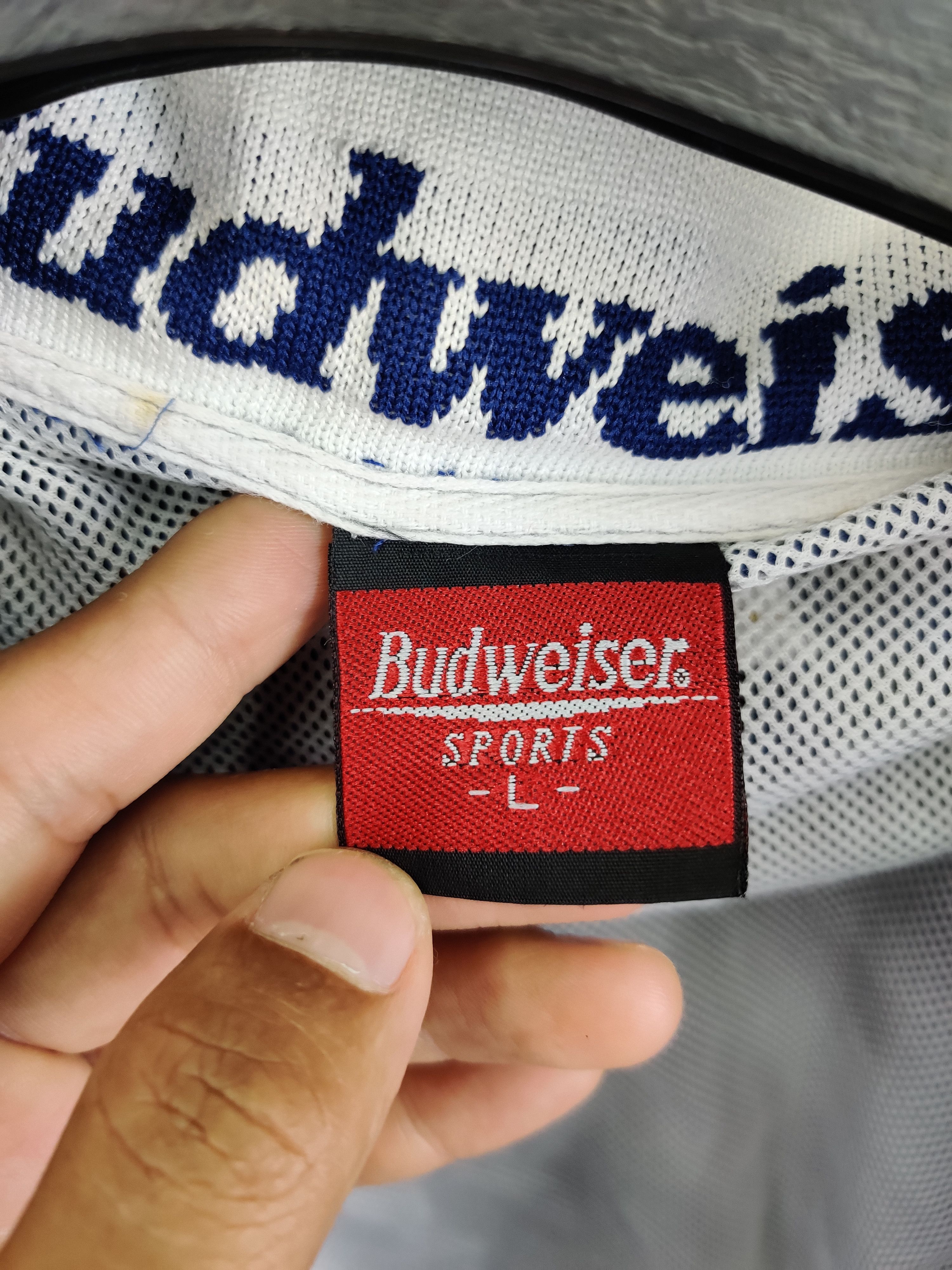 Budweiser Vintage Budweiser Sports Embroidery Spellout Jacket Size US L / EU 52-54 / 3 - 10 Thumbnail