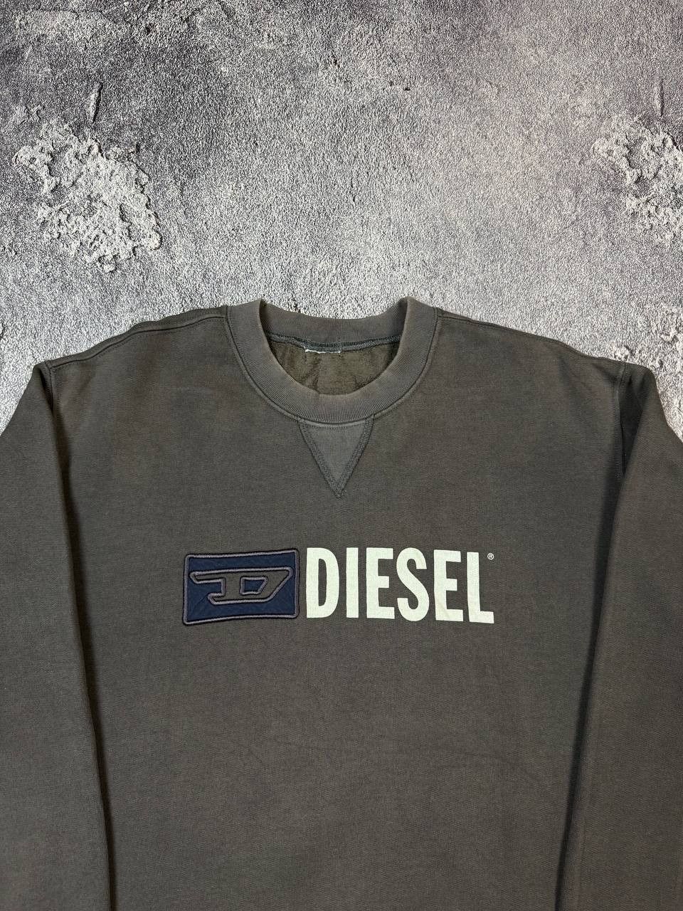 Diesel Y2K Diesel Sunfaded Distressed 2000s Sweatshirt Grunge Size US M / EU 48-50 / 2 - 4 Thumbnail