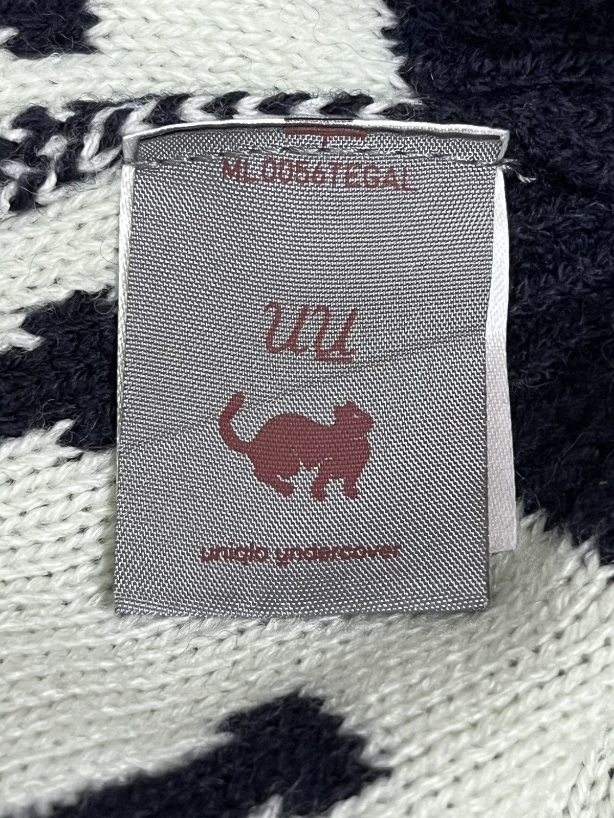 Undercover ARCHIVE Uniqlo x Undercover UU Heattech Beanie Navy Monogram Size ONE SIZE - 5 Thumbnail