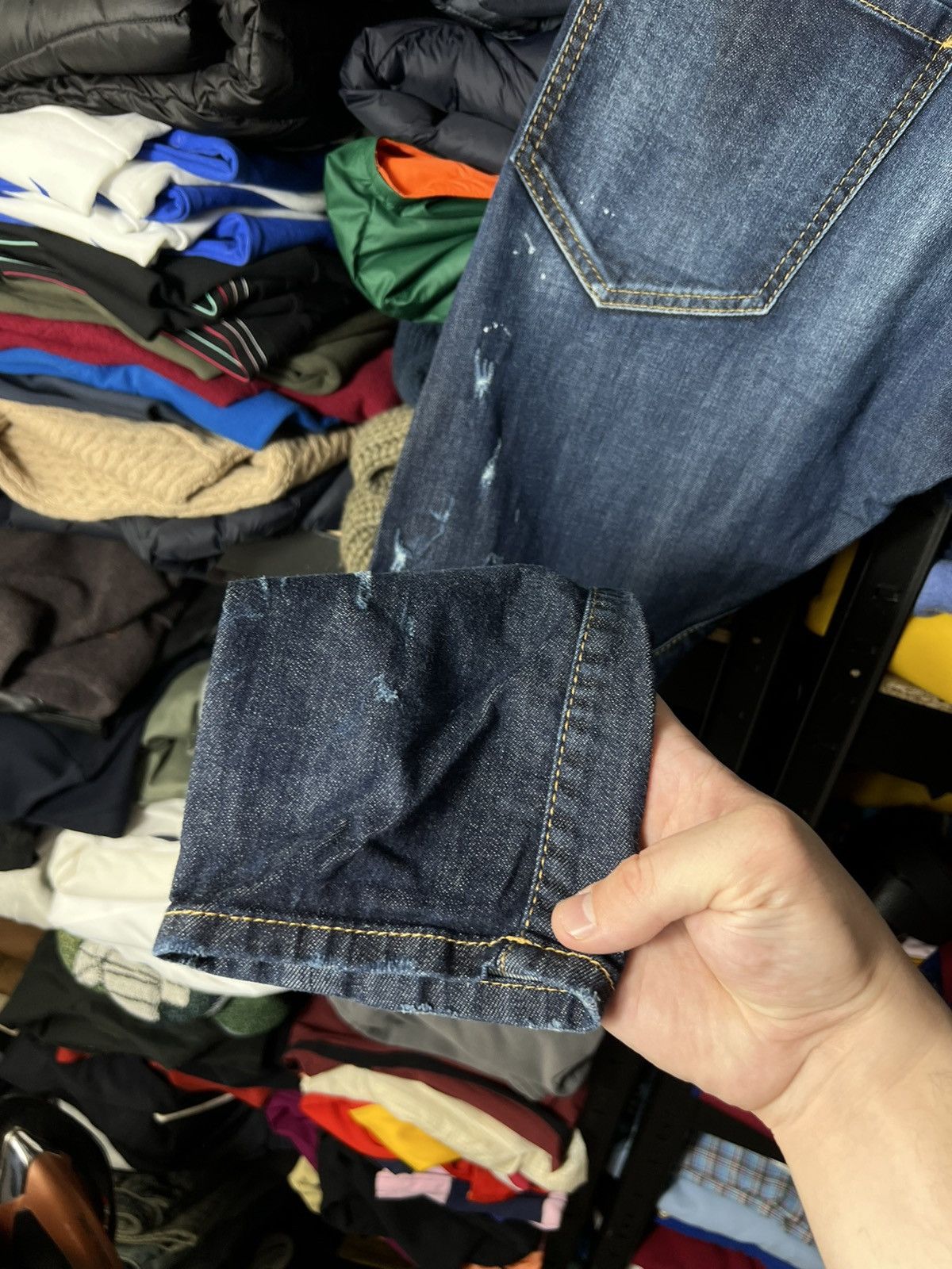 Dsquared2 Dsquared2 Sexy Twist Jeans Distressed Denim Y2K Italy Size US 32 / EU 48 - 15 Thumbnail