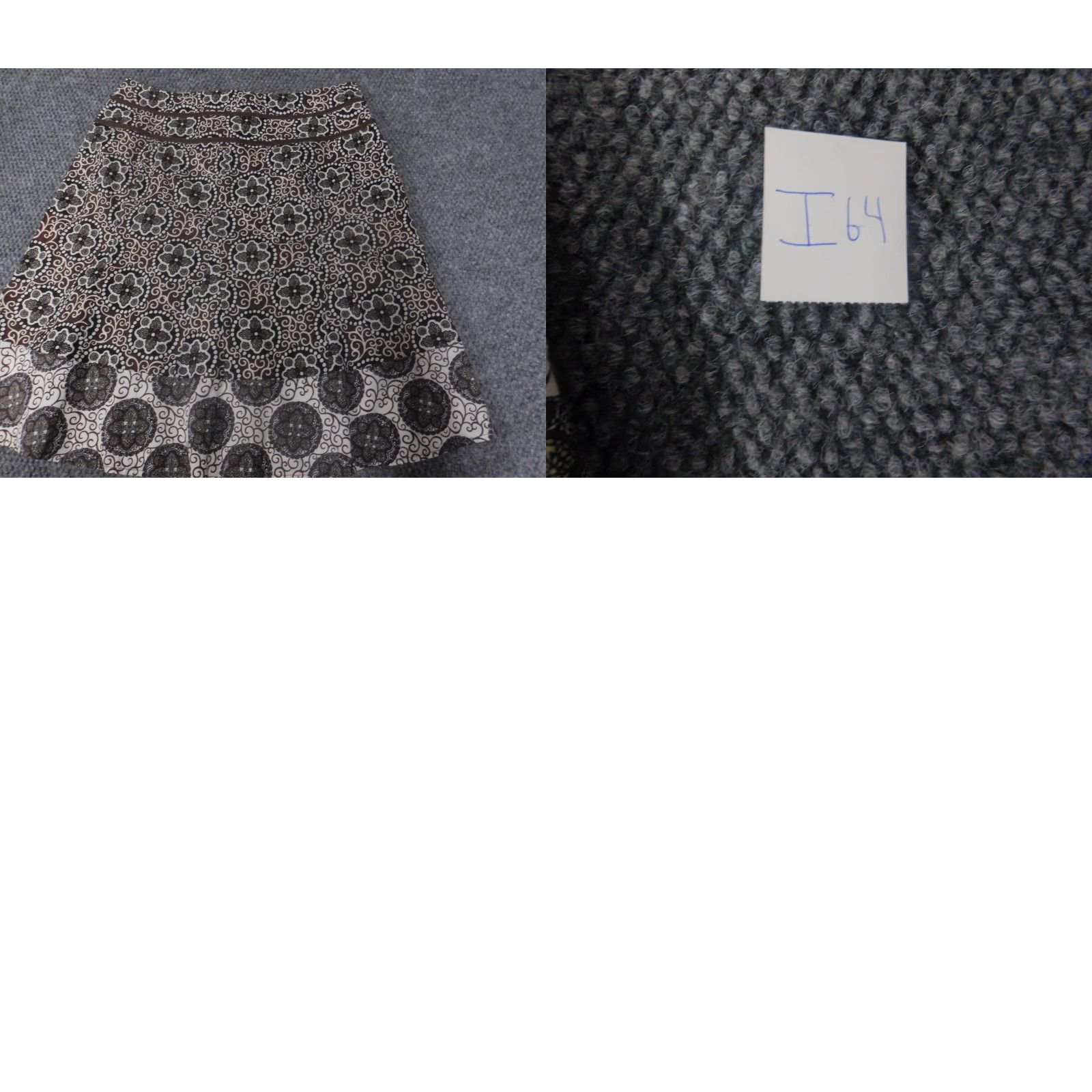Ann Taylor Ann Taylor Skirt Womens Knee Length A-Line Brown Floral Lined Zipper Ruffles Knit Polyester 2 Casual Fall Womens Size 26" / US 2 / IT 38 - 8 Thumbnail