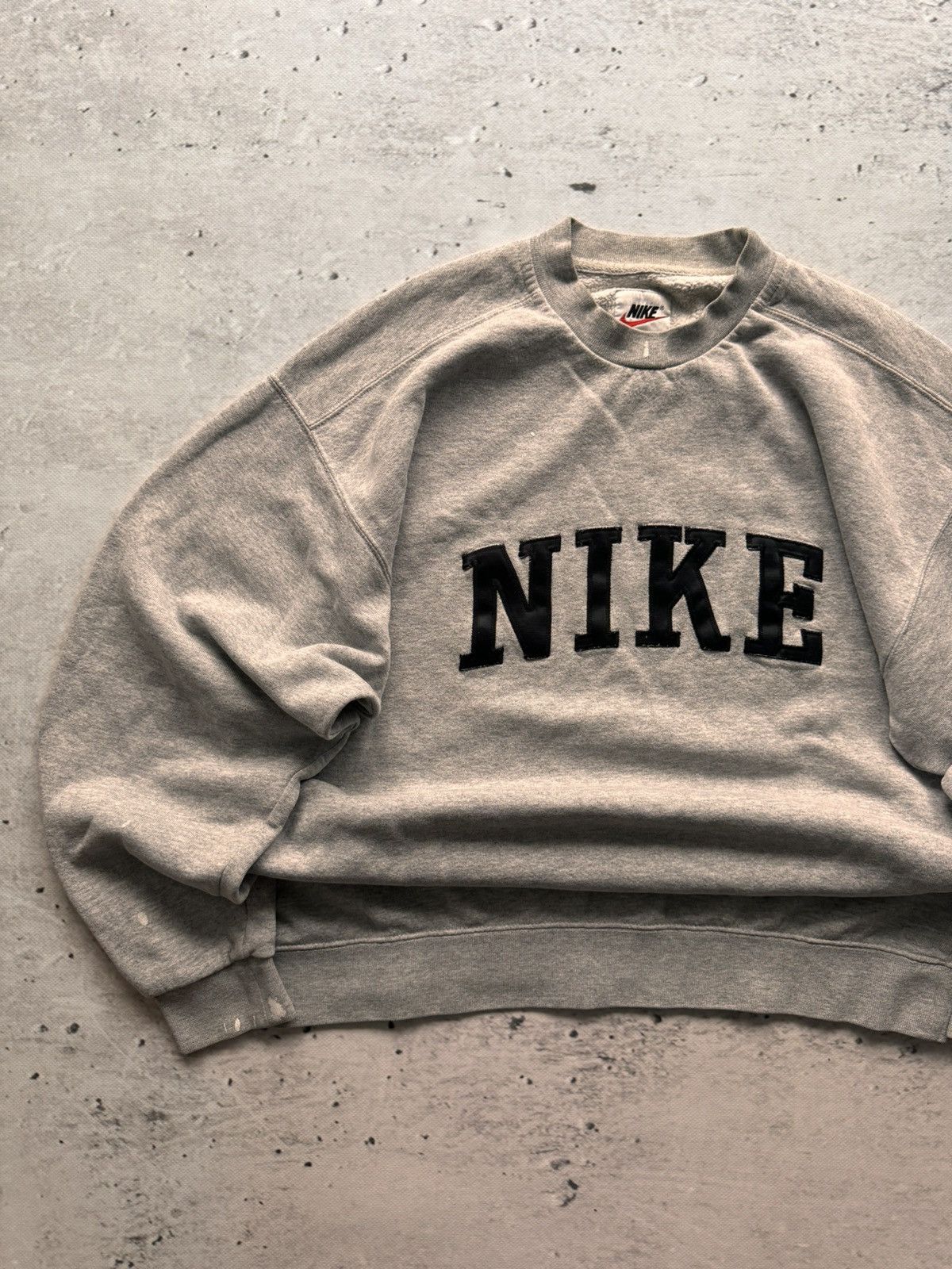 Nike × Vintage NIKE VINTAGE CENTER LOGO OVERSIZE BOXY SWEATSHIRT Size US L / EU 52-54 / 3 - 2 Thumbnail