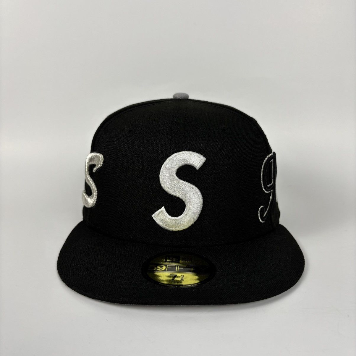 New Era × Stussy Curly S Logo 1980 Fitted Hat 7 3/8 | Grailed