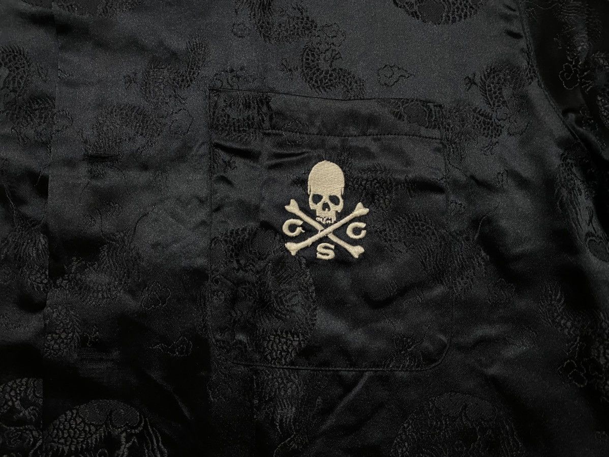 Japanese Brand × Vintage Vtg Cream Soda Motive Dragon Rayon Shirt Rockabilly Style Size US L / EU 52-54 / 3 - 4 Thumbnail