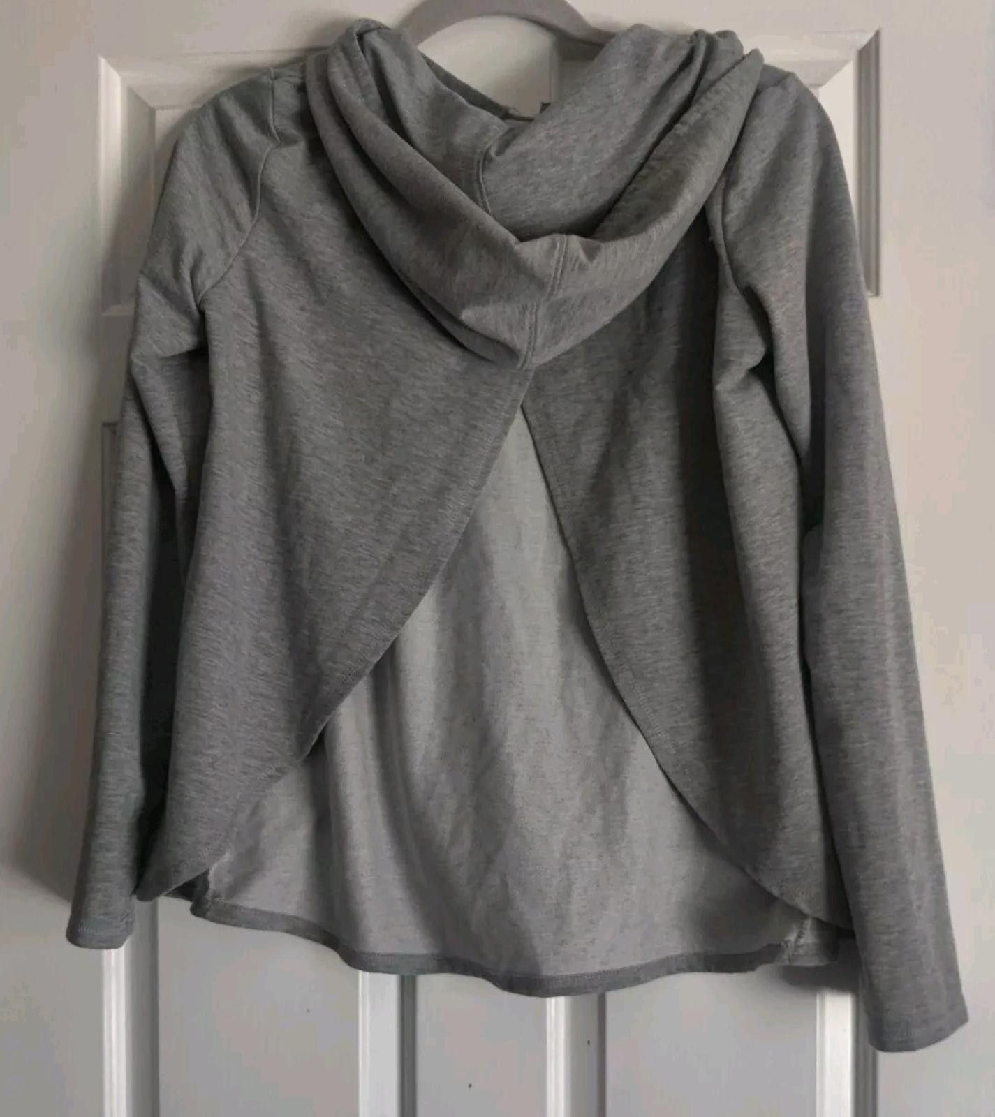 Other SCORPIO SOL Gray Split Back Yoga Athletic Hoodie Hooded Swea Size M / US 6-8 / IT 42-44 - 2 Thumbnail