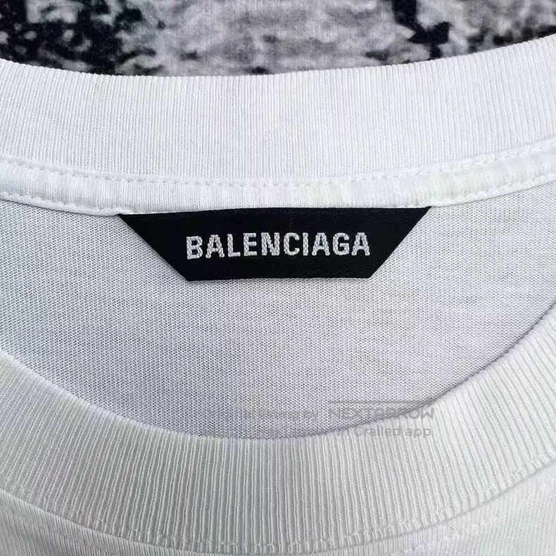 Balenciaga Balenciaga Letter Logo Micro-label Short Sleeve T-Shirt Size US S / EU 44-46 / 1 - 3 Thumbnail