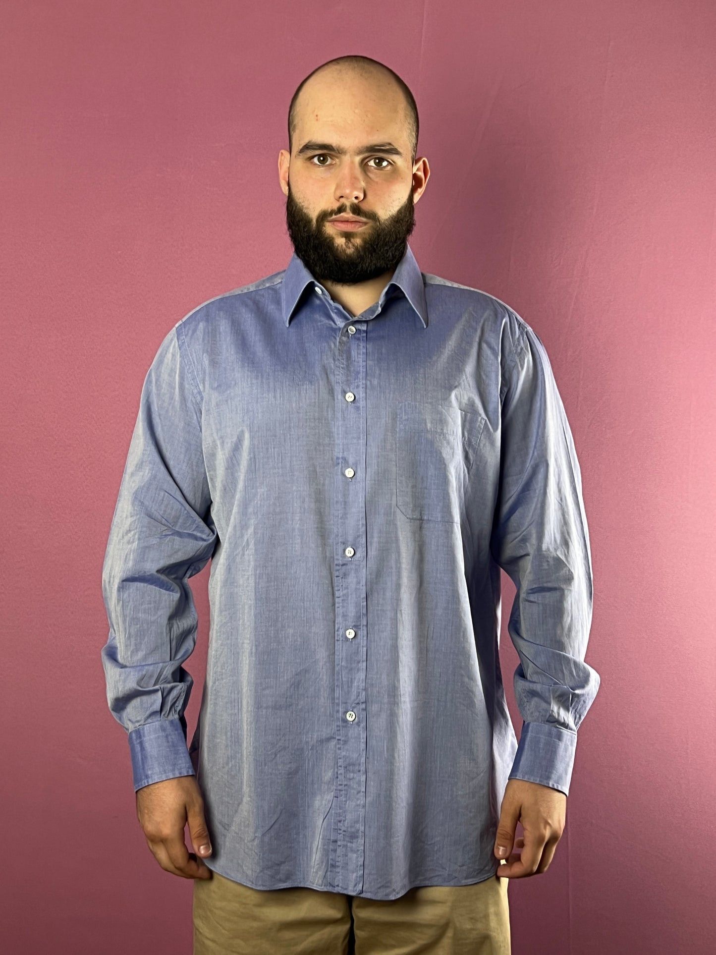 Brioni × Vintage Brioni Vintage Men's Dress Shirt - L Size US L / EU 52-54 / 3 - 2 Thumbnail