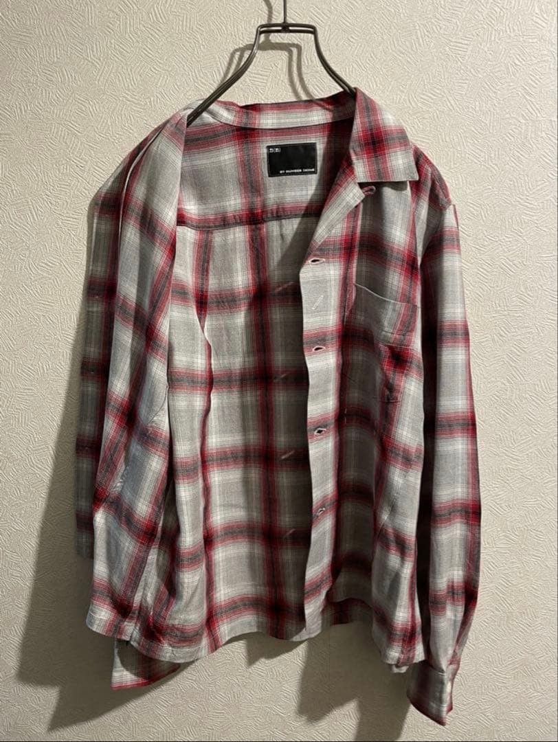 Number (N)ine Archive SS09 "The Lonesome Heroes" Plaid Camp Collar Shirt Size US M / EU 48-50 / 2 - 2 Thumbnail