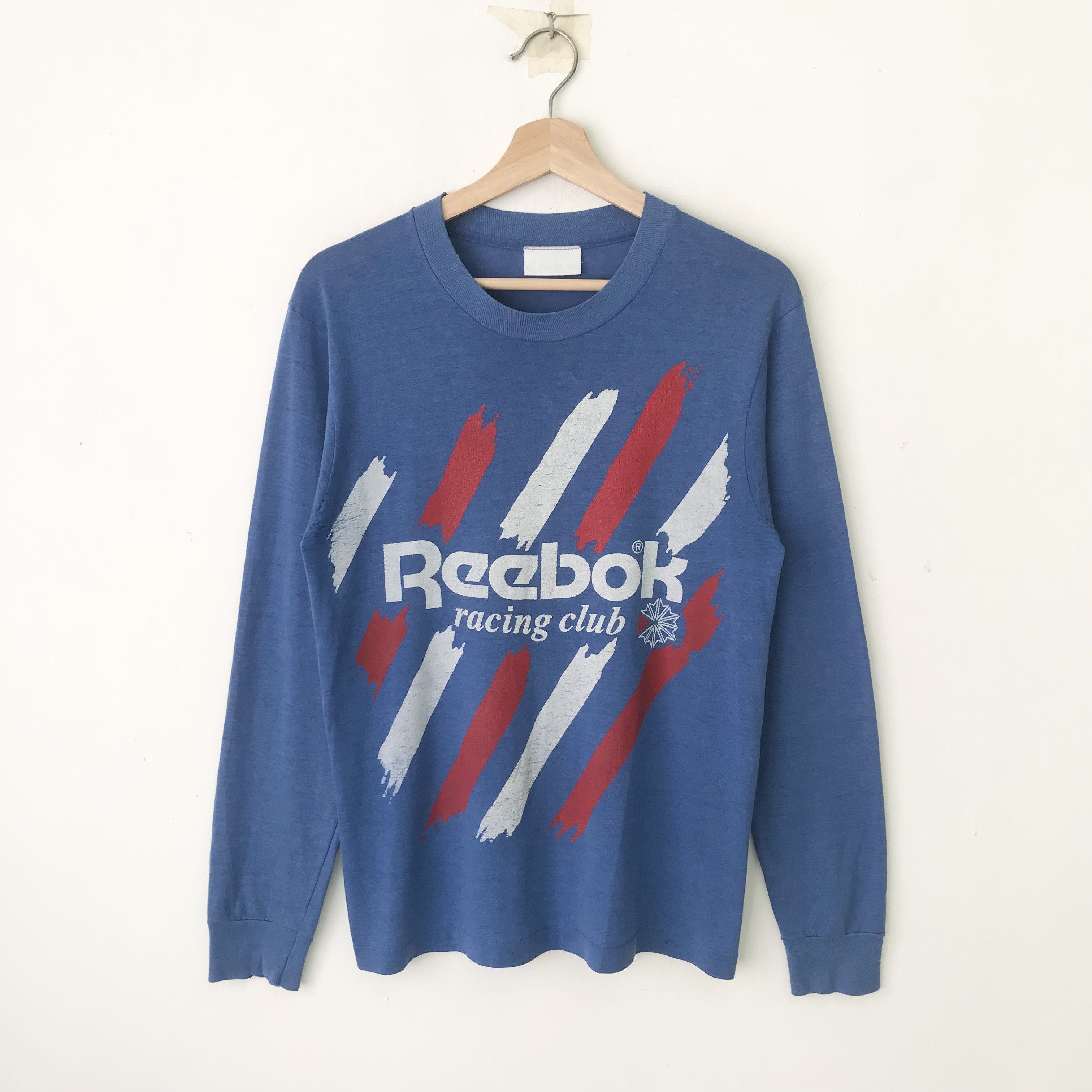 Reebok Vintage 80's Reebok England Blue Tshirt Small - 310 Size US S / EU 44-46 / 1 - 1 Thumbnail