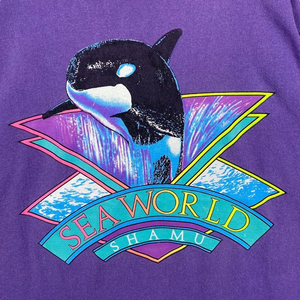 Habitat Vintage Orca Encounters Show At SEAWORLD Shamu Promo Tee Size US L / EU 52-54 / 3 - 2 Thumbnail