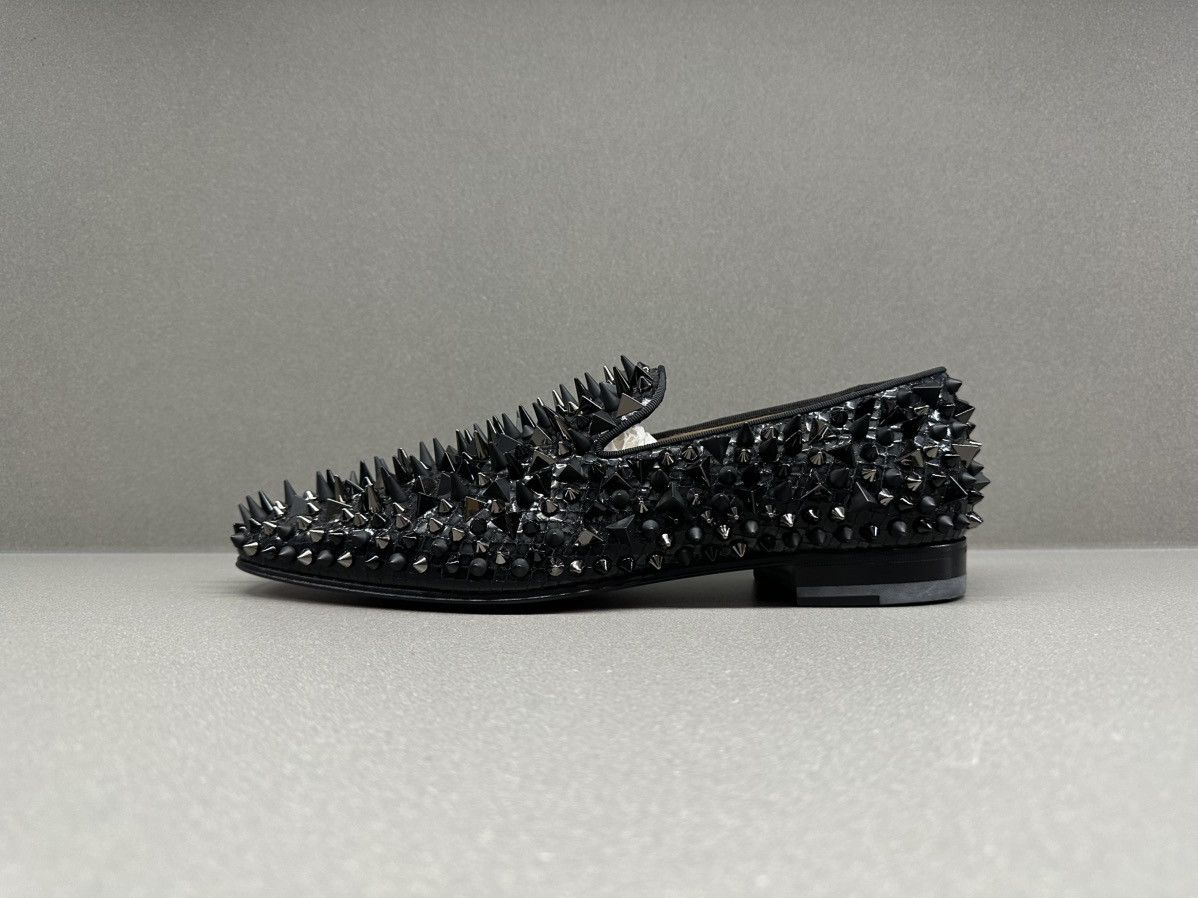 Christian Louboutin Christian Louboutin Dandy Pik Pik Flat Black / Mix Black Size US 9 / EU 42 - 5 Thumbnail