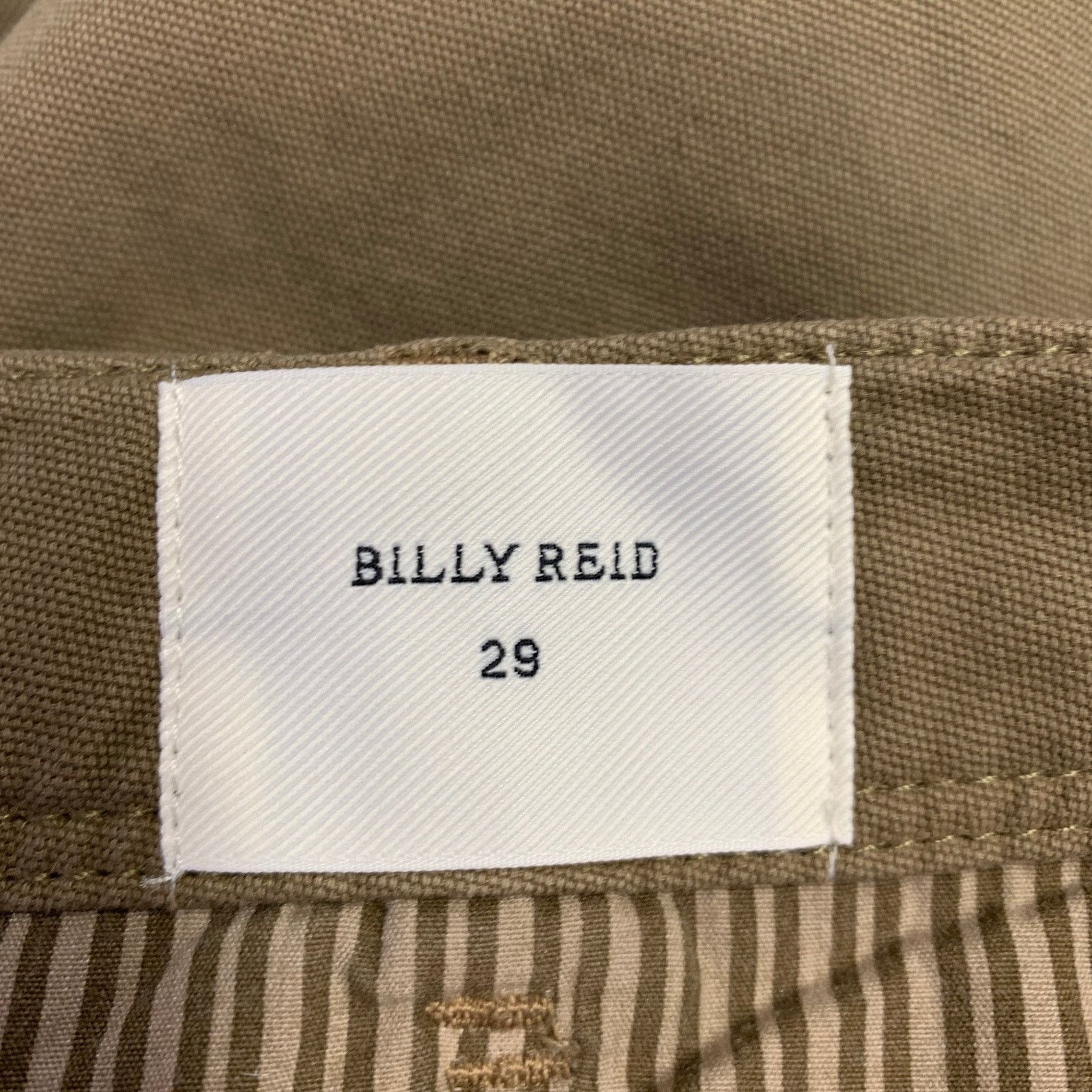 Billy Reid Size 29 Green Olive Cotton Flat Front Casual Pants Size US 29 - 3 Thumbnail