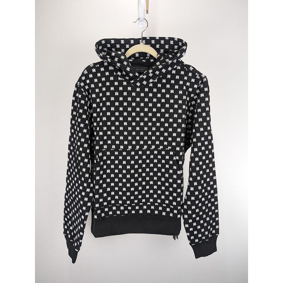 Amiri o1rshd1 All Over MA Hoodie in Black Size US L / EU 52-54 / 3 - 2 Thumbnail