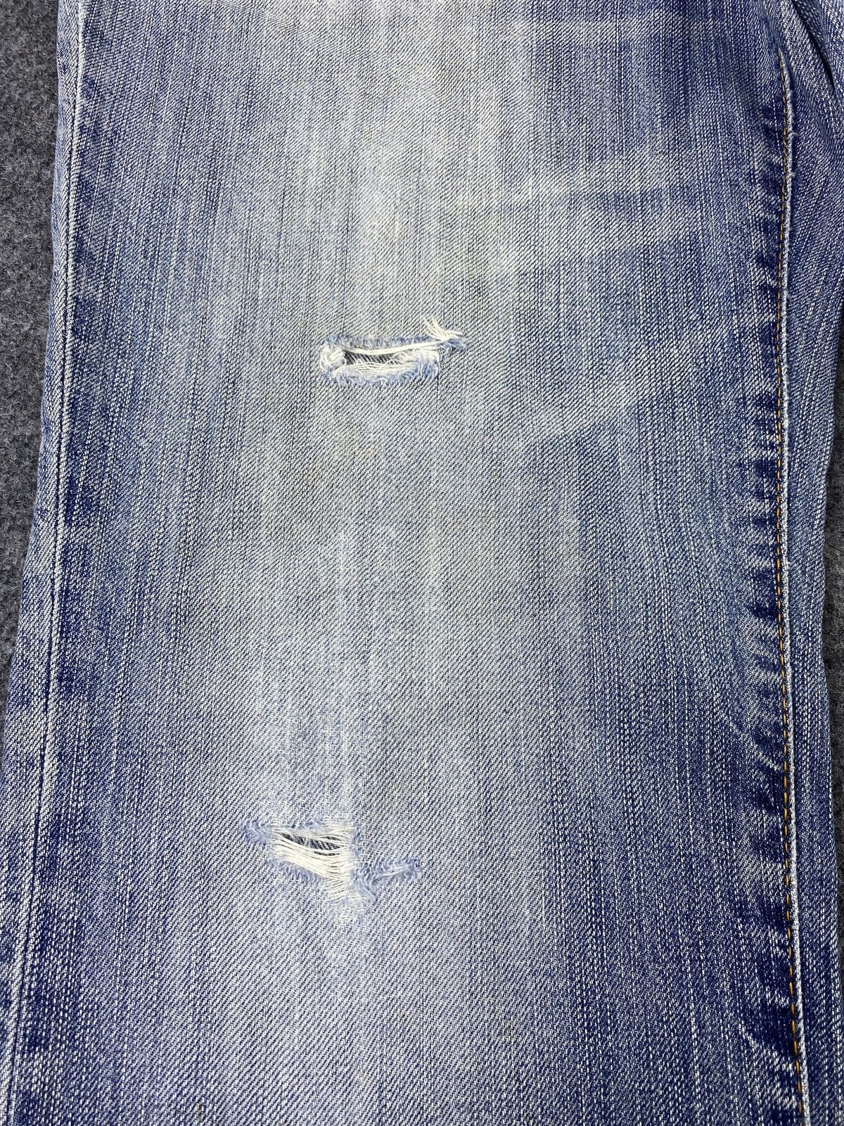 Edwin × Jean × Vintage Classic Noueau by Edwin Distress Blue Wash Denim - J975 Size US 34 / EU 50 - 11 Thumbnail