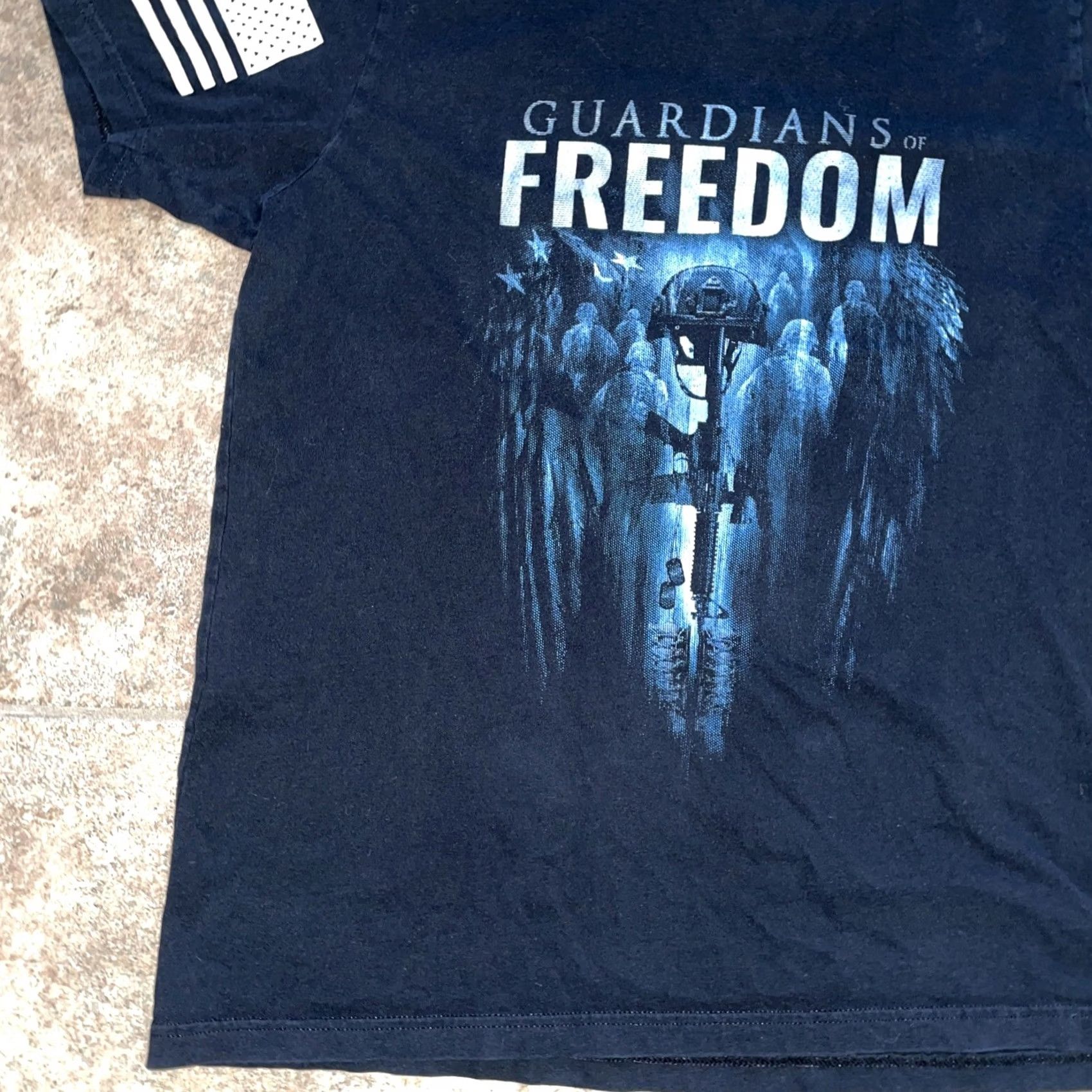 Vintage Grunt Style graphic tee this well defend 100% cotton Mens Size L Black T-Shirt Size US L / EU 52-54 / 3 - 3 Thumbnail