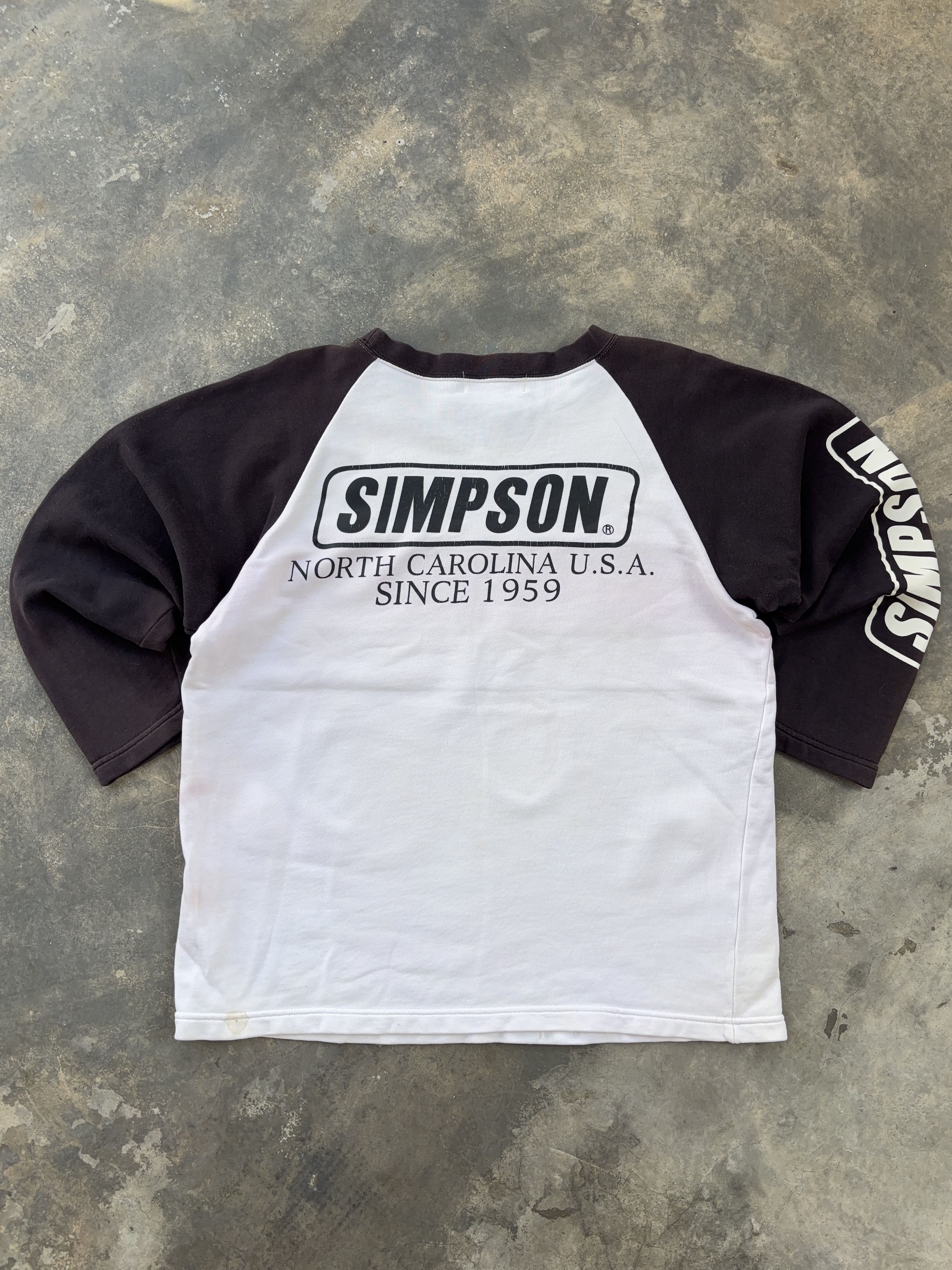 Other Simpson Vintage Motorsport Long Sleeve T-Shirt Size US L / EU 52-54 / 3 - 11 Thumbnail