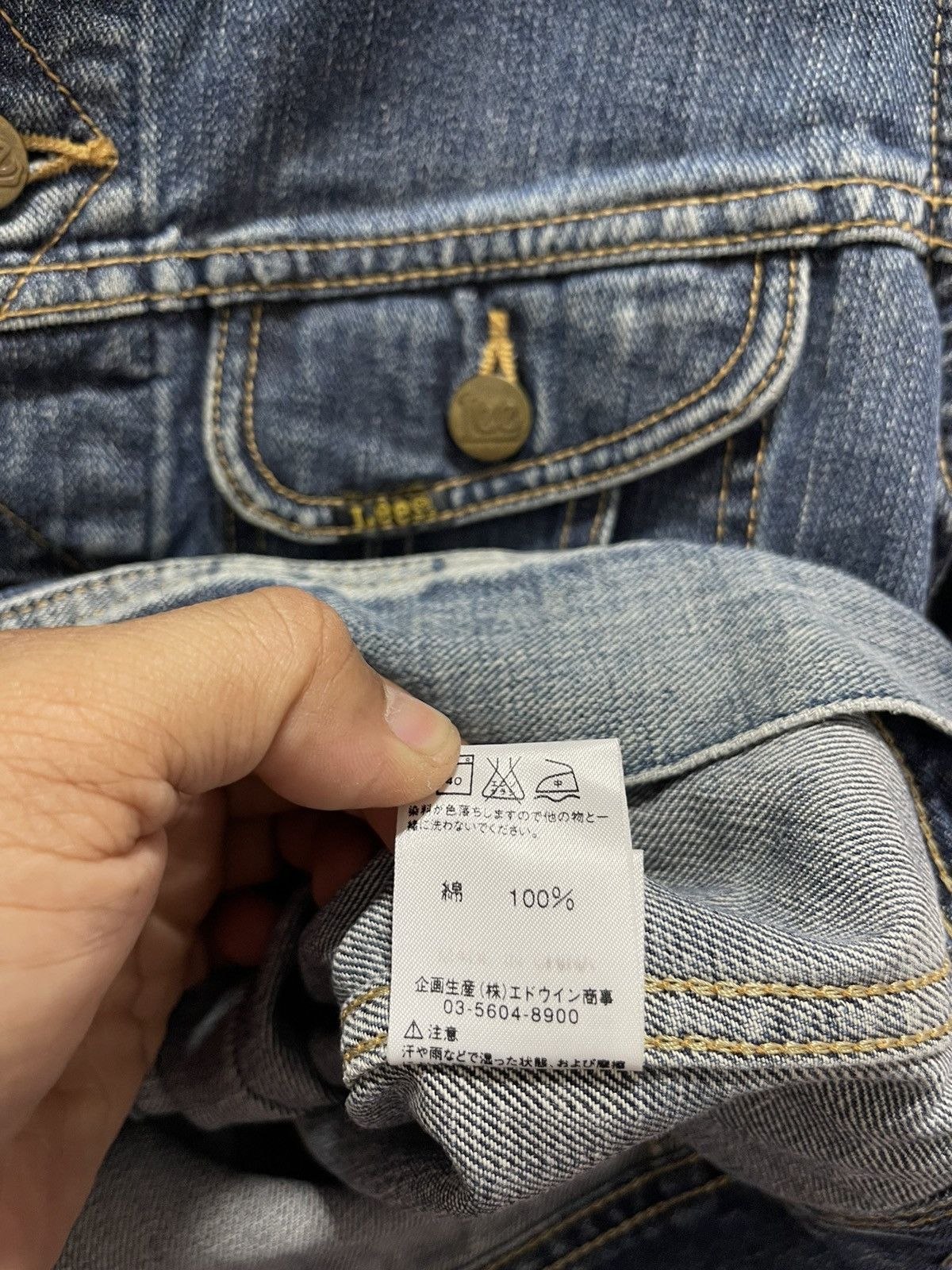 Lee × Vintage LEE RIDER LADY DISTRESSED DENIM JEANS Size XS / US 0-2 / IT 36-38 - 13 Thumbnail
