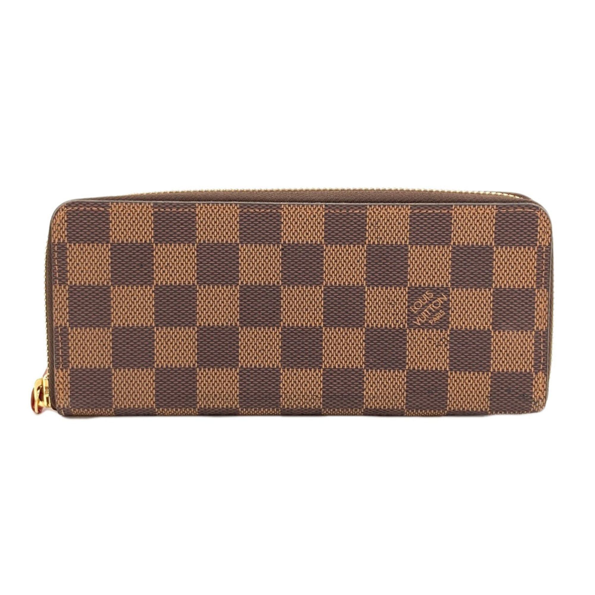 Louis Vuitton Louis Vuitton N60534 Portefeuille Clemence Long Wallet, Damier Canvas, Women's LOUIS VUITTON Size ONE SIZE - 1 Thumbnail