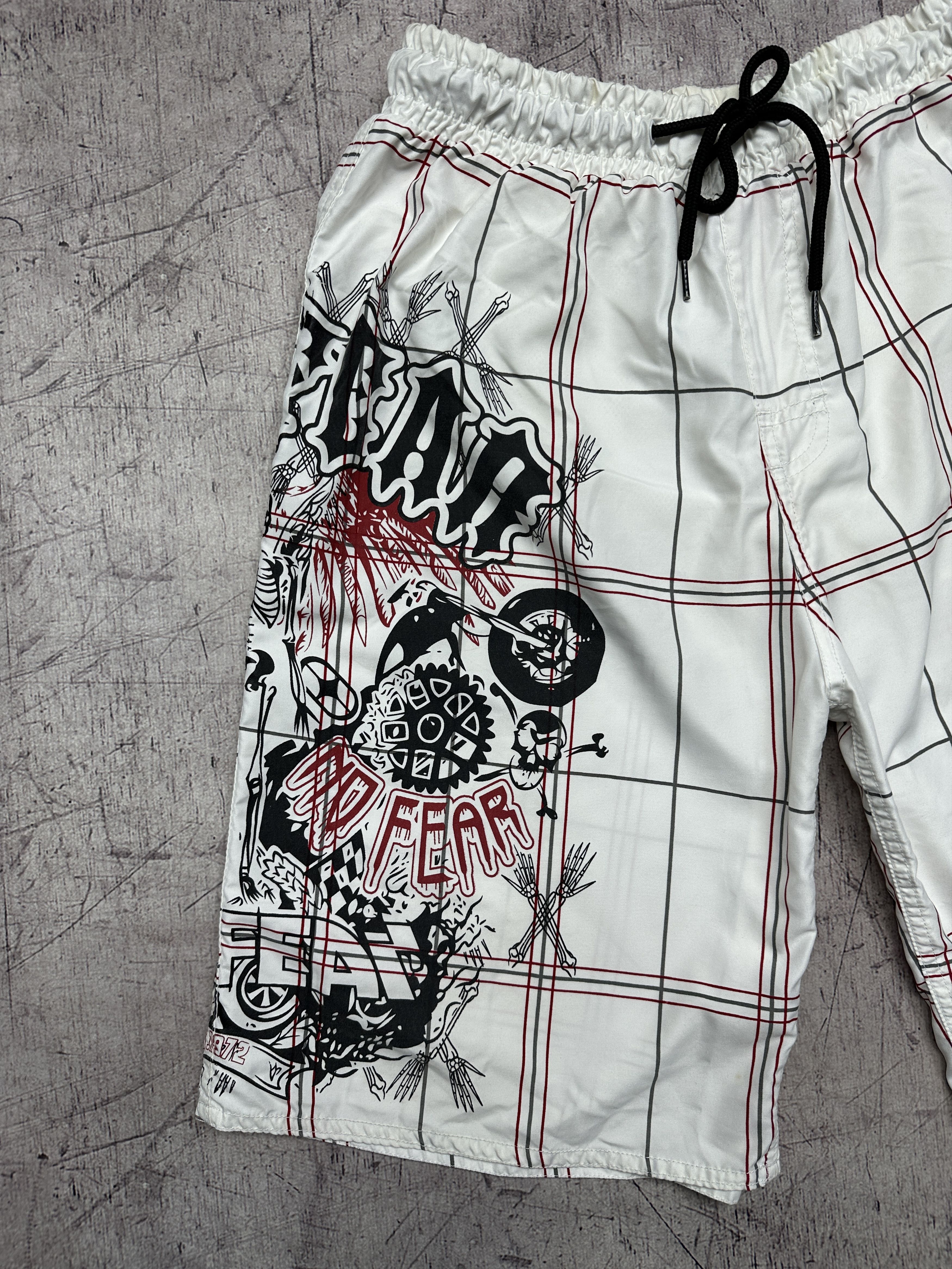 No Fear No Fear Vintage Mens Nylon Hawaiian Shorts Surf style Size US 34 / EU 50 - 2 Thumbnail