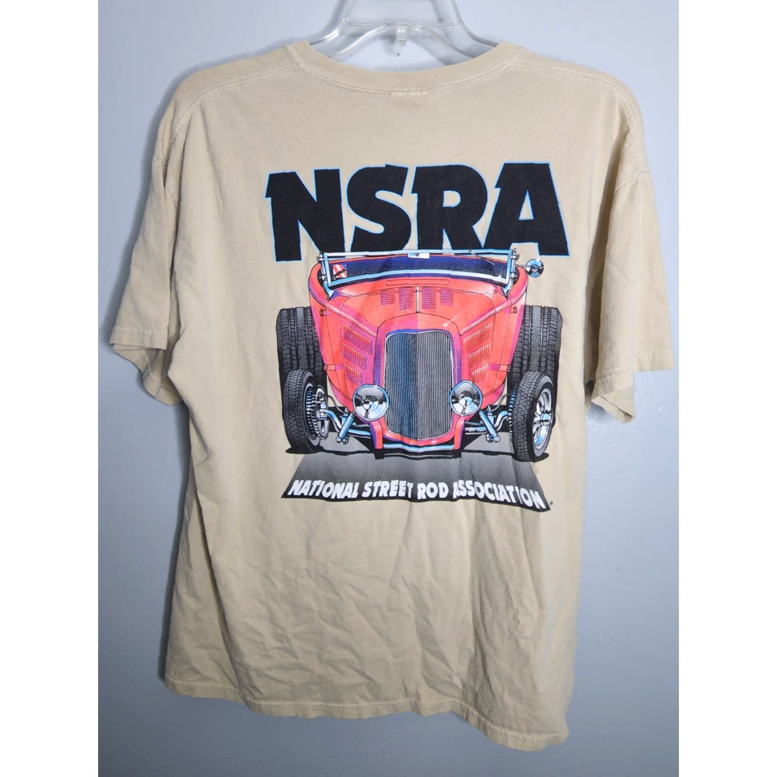 Gildan Mens L NSRA National Street Rod T-shirt Knoxville TN Double Sided Size US L / EU 52-54 / 3 - 2 Thumbnail