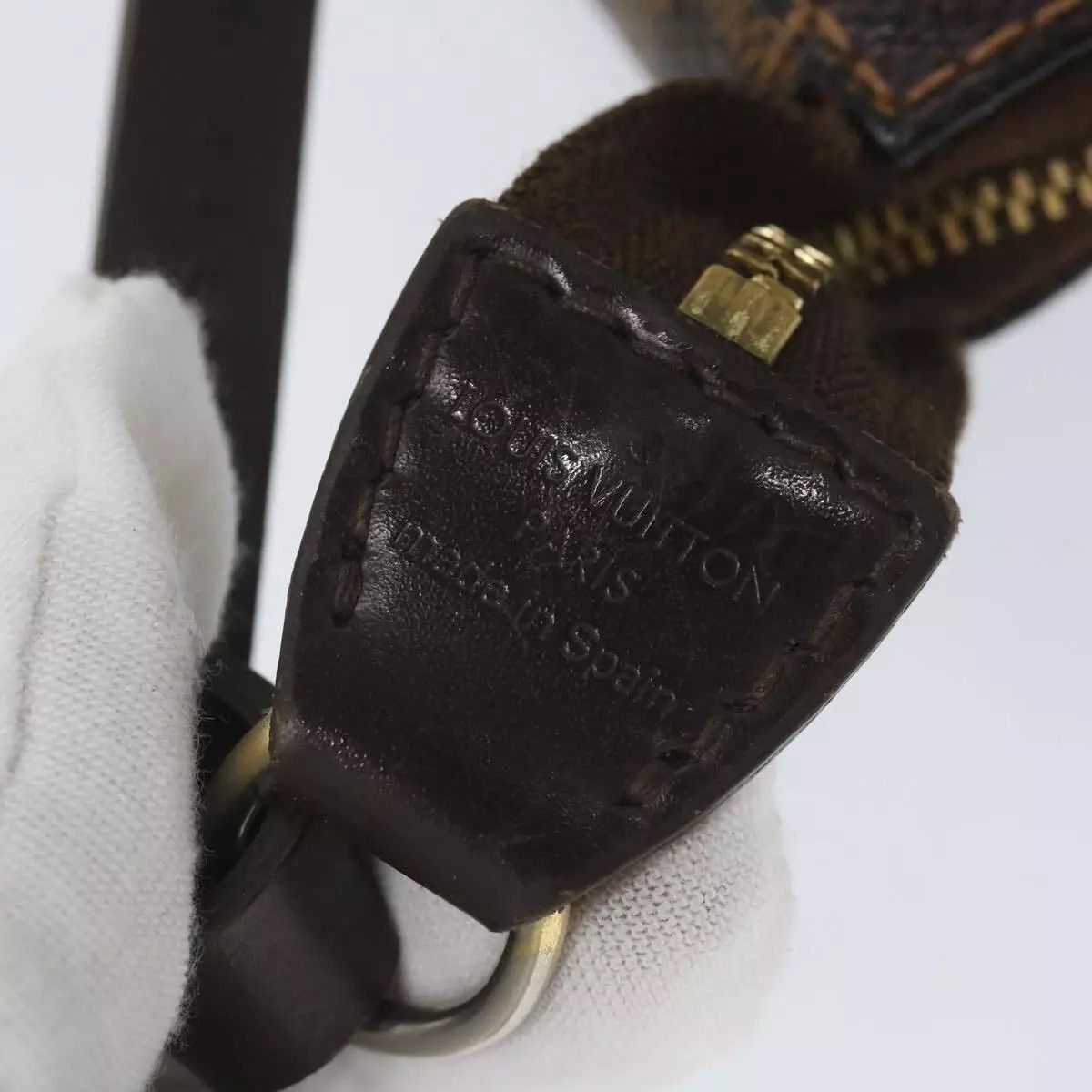 Louis Vuitton LOUIS VUITTON Damier Ebene Pochette Accessoires Pouch Size ONE SIZE - 3 Thumbnail