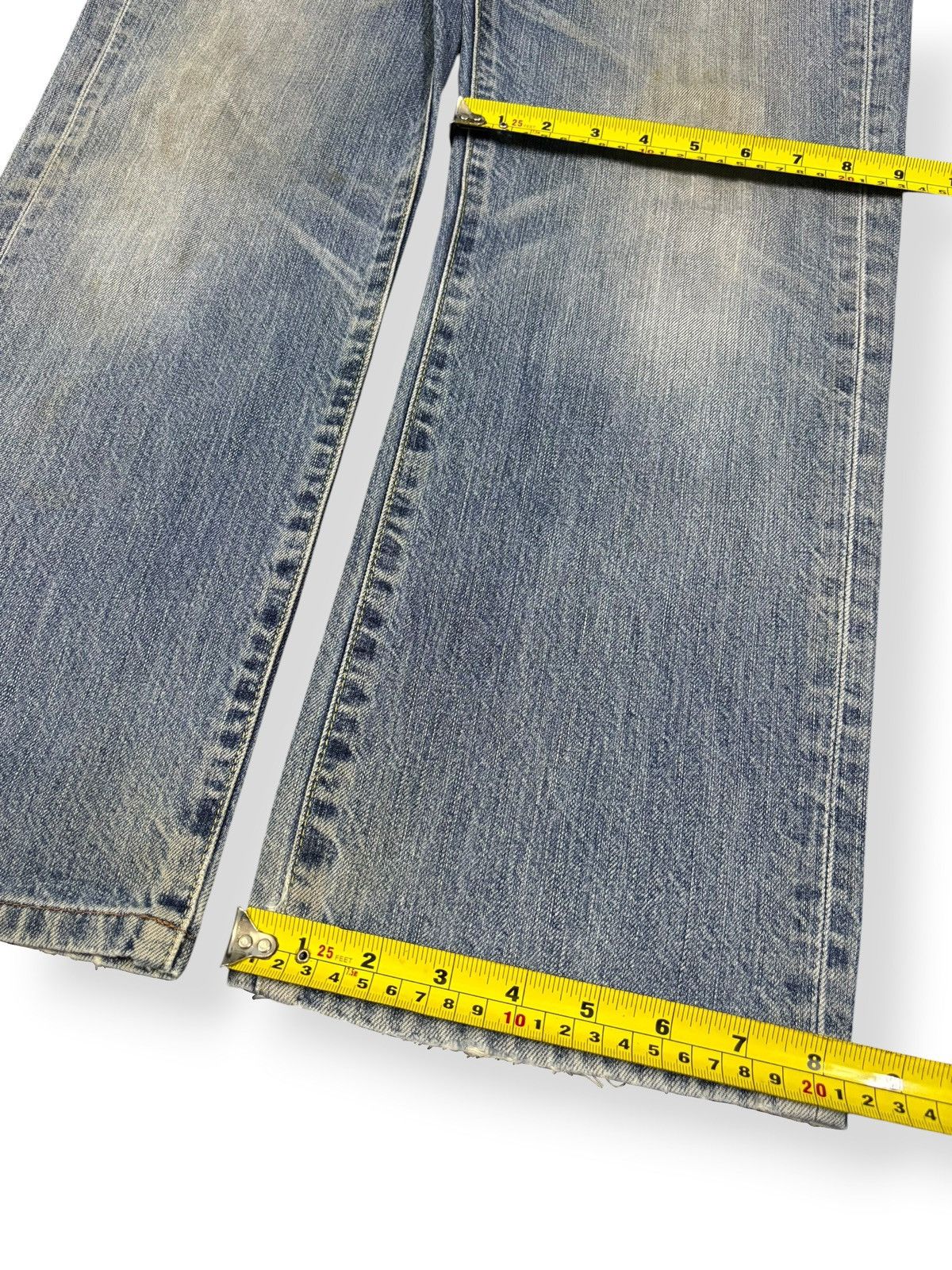 Undercover × Uniqlo Vintage Uniqlo S002 Rusty Blue Wash Loose Fit Grunge Jeans Size US 33 - 14 Thumbnail
