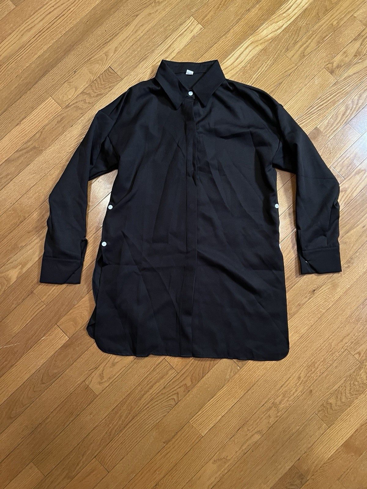 Other The Warmy Shirt Dress Black Tunic Top Women’s Size M Size M / US 6-8 / IT 42-44 - 3 Thumbnail