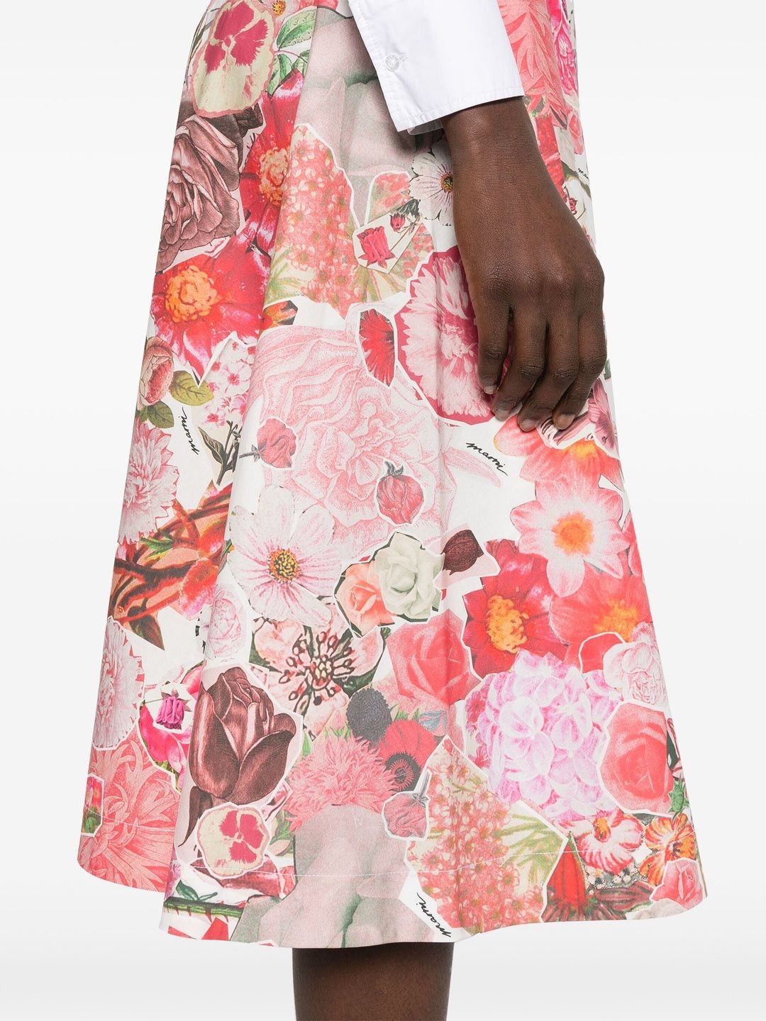 Marni o1y1125 Midi Skirt in Multicolor Size 28" / US 6 / IT 42 - 3 Thumbnail