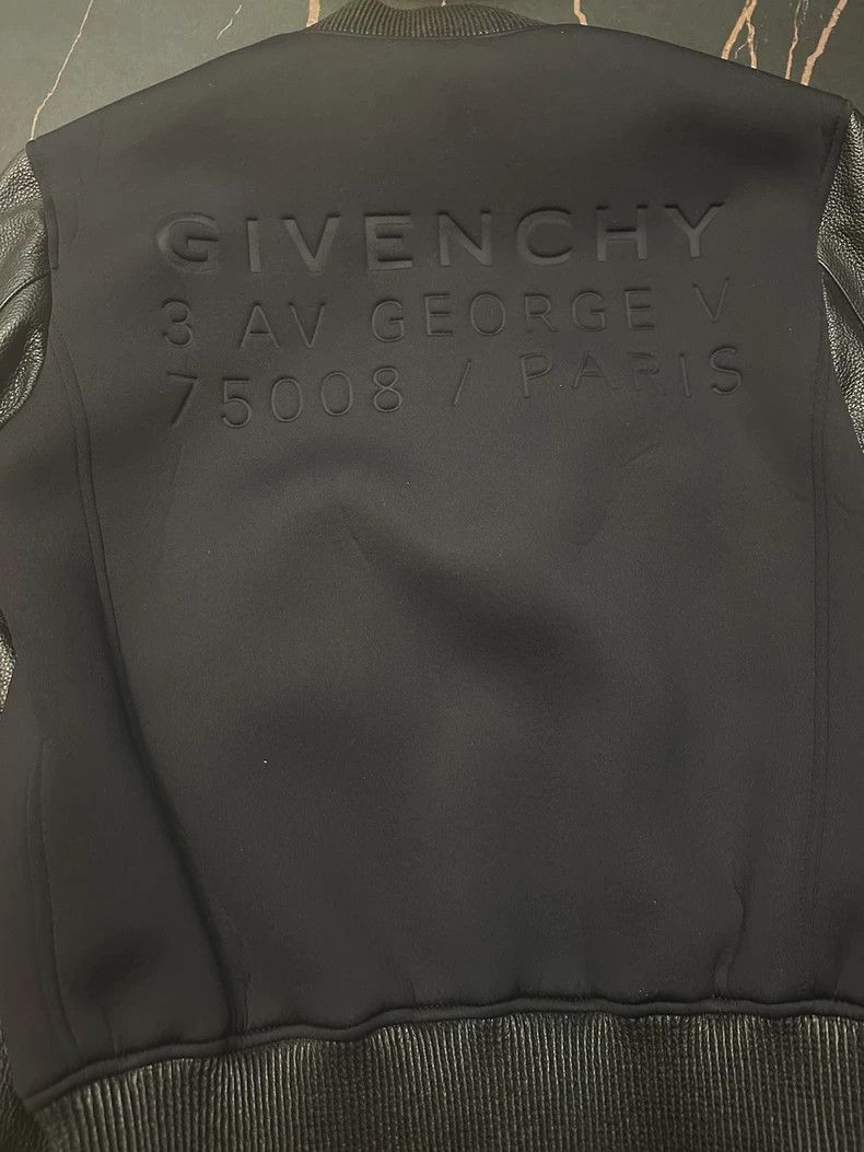 Givenchy Givenchy Leather sleeve baseball jacket Size US S / EU 44-46 / 1 - 7 Thumbnail