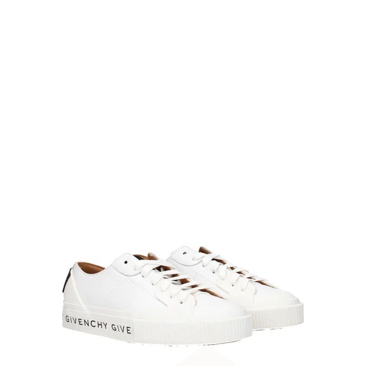 Givenchy ob1o1e1124 Leather Sneakers in White Size US 5 / IT 35 - 2 Thumbnail