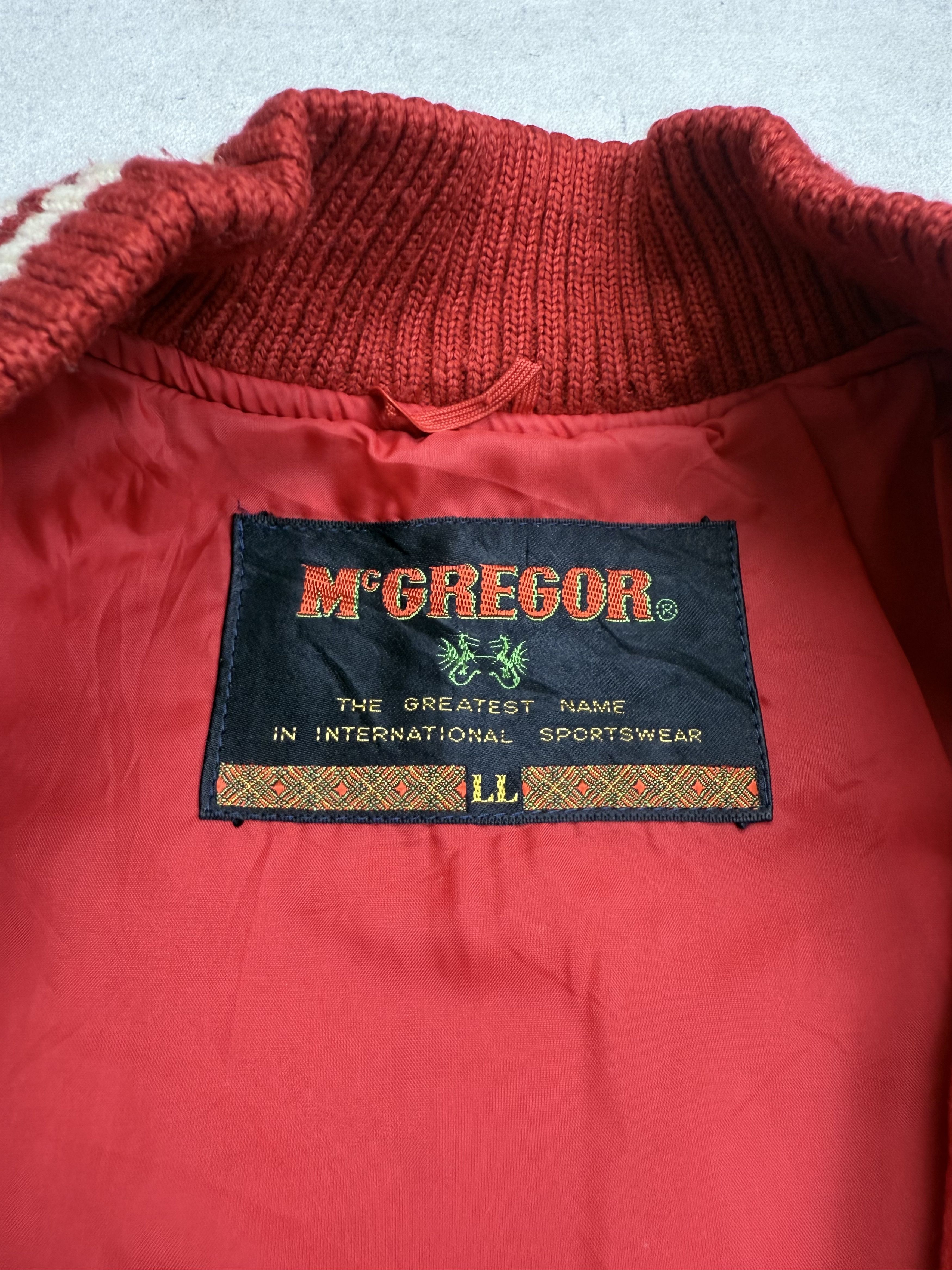 Vintage Vintage 90s McGregor Wool Varsity Jacket Size US L / EU 52-54 / 3 - 8 Thumbnail