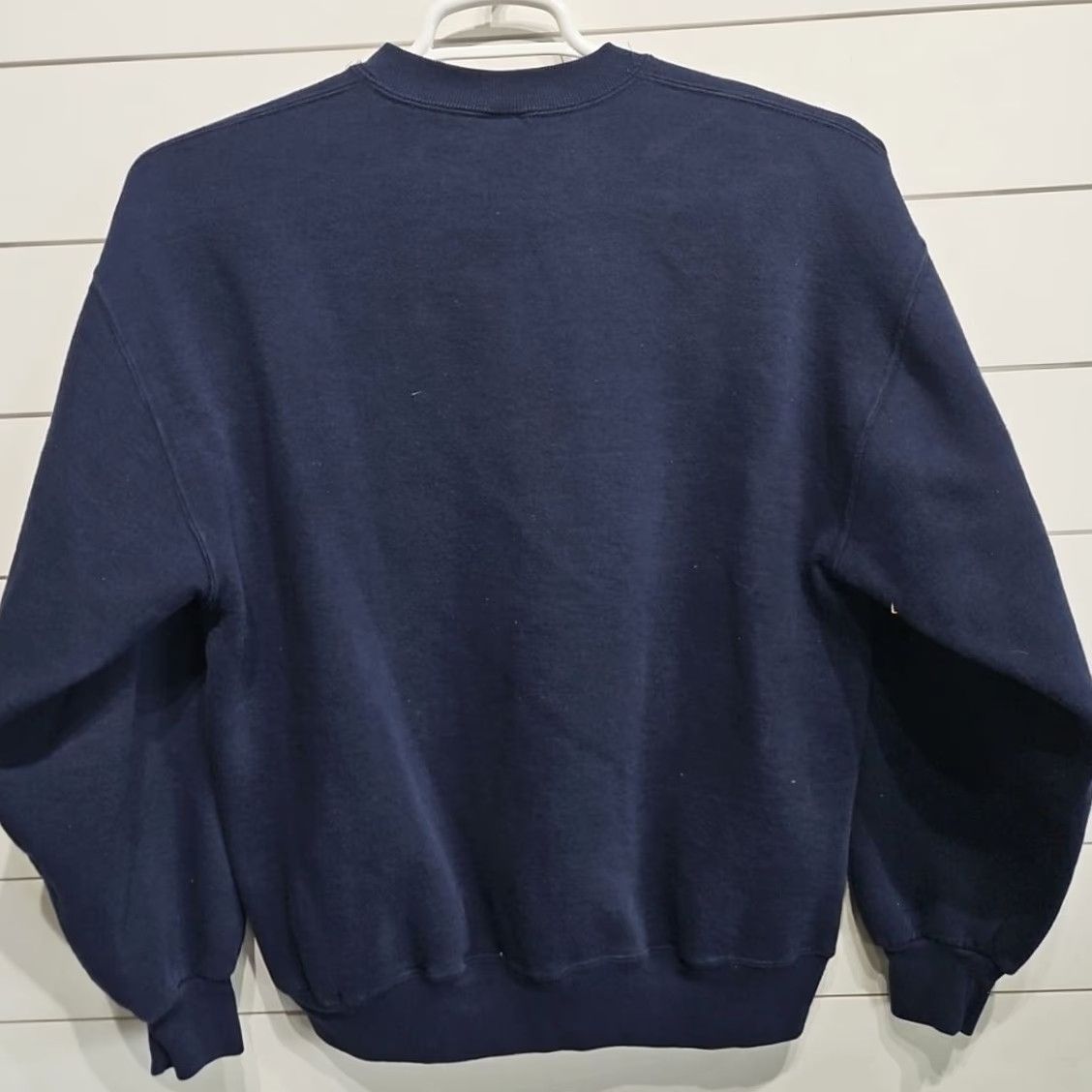 Jerzees VTG Embroidered Hummingbird USA Made Sweater Cardigan Large Blue Women Regular Long Sleeve Crew Neck Vintage JERZEES Size L / US 10 / IT 46 - 3 Thumbnail