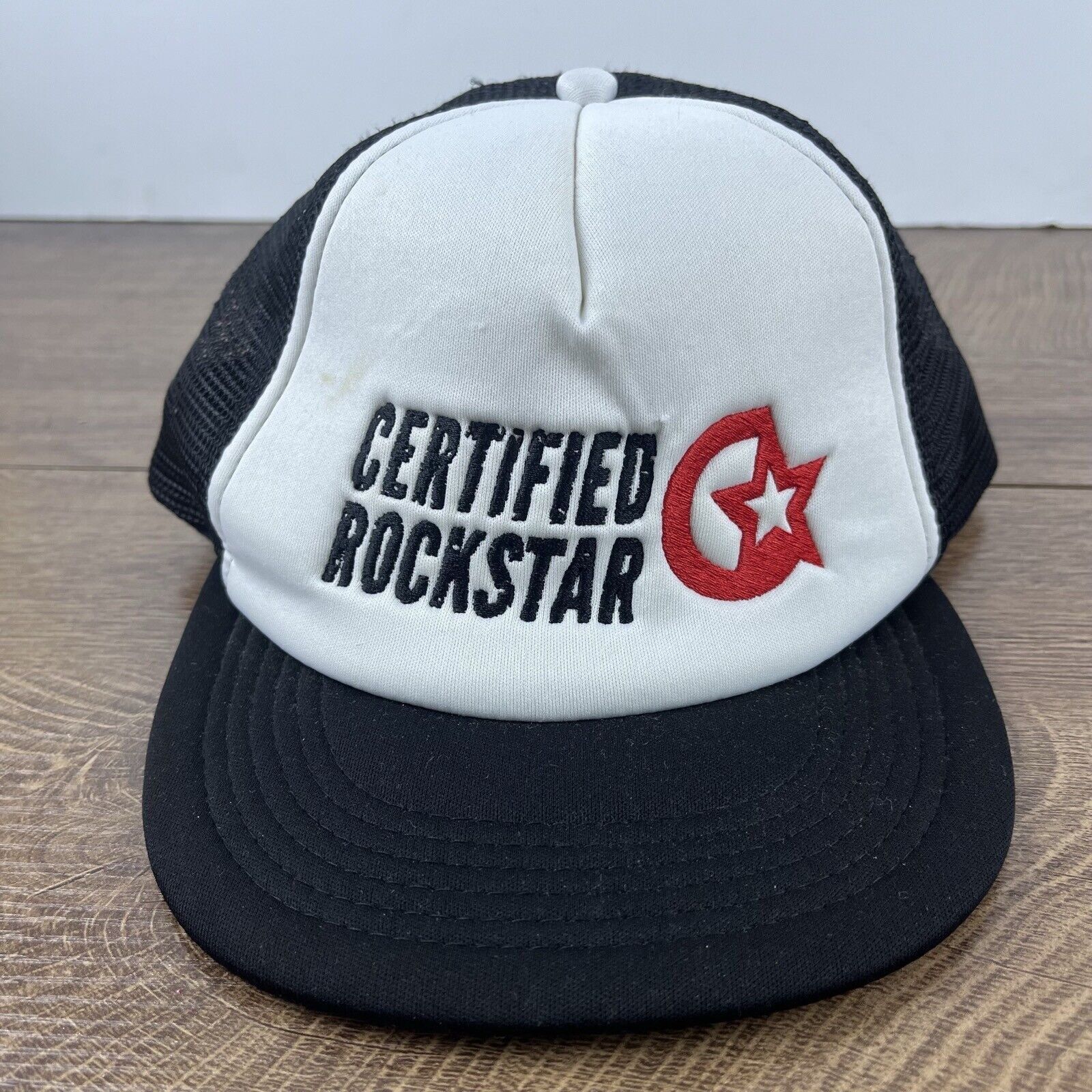 Other Certified Rockstar Hat Snapback Hat White Adjustable Hat Adu Size ONE SIZE - 2 Thumbnail