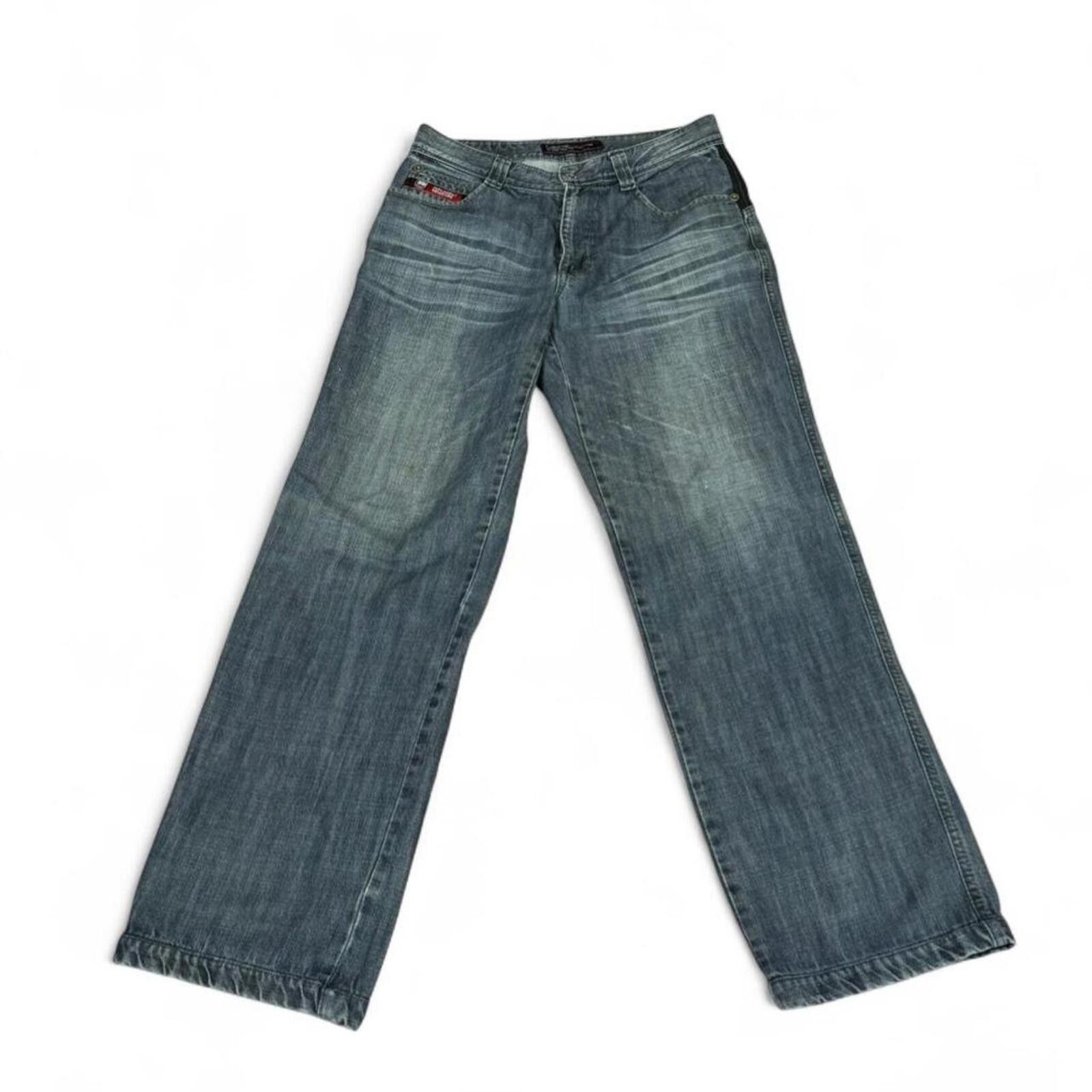 Fubu FUBU collection unique denim jeans Size US 31 - 2 Thumbnail