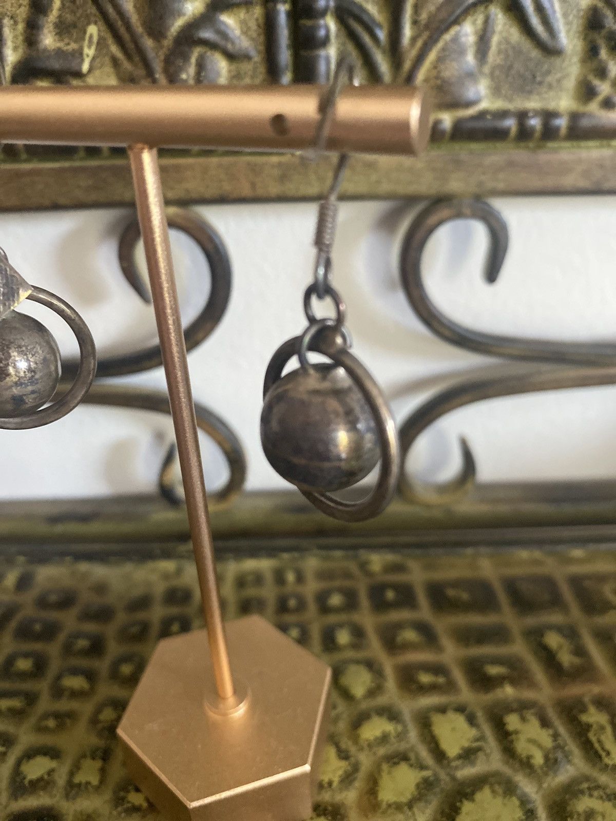 Vintage VINTAGE STERLING SILVER MEXICO DANGLE BALL HOOK EARRINGS Size ONE SIZE - 8 Thumbnail