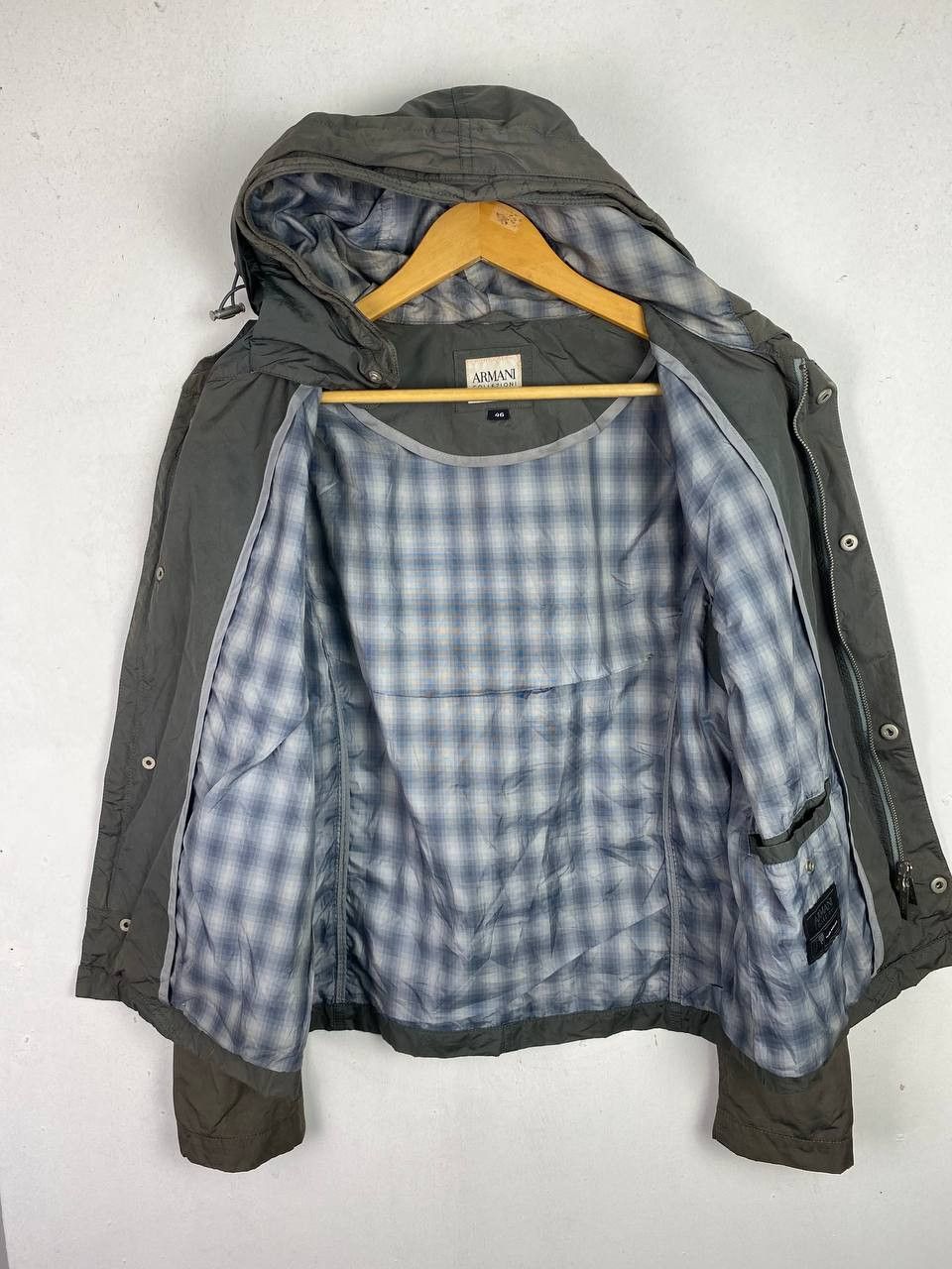 Armani armani collezioni water repellent jacket sunfaded Size US M / EU 48-50 / 2 - 7 Thumbnail