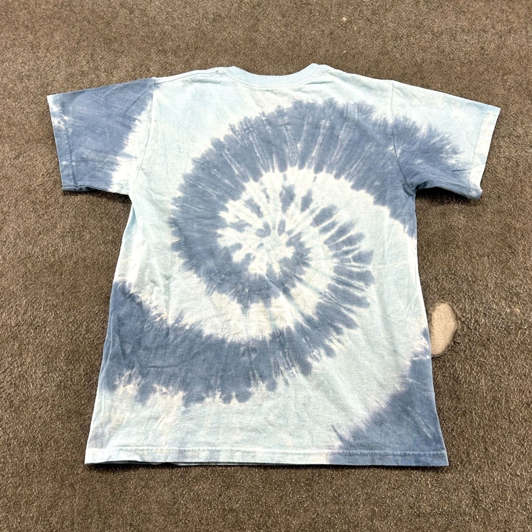 Liquid Blue Grateful Dead Shirt Mens Small Blue Graphic Skeleton Goth Emo Tie Dye Retro Size US S / EU 44-46 / 1 - 3 Thumbnail