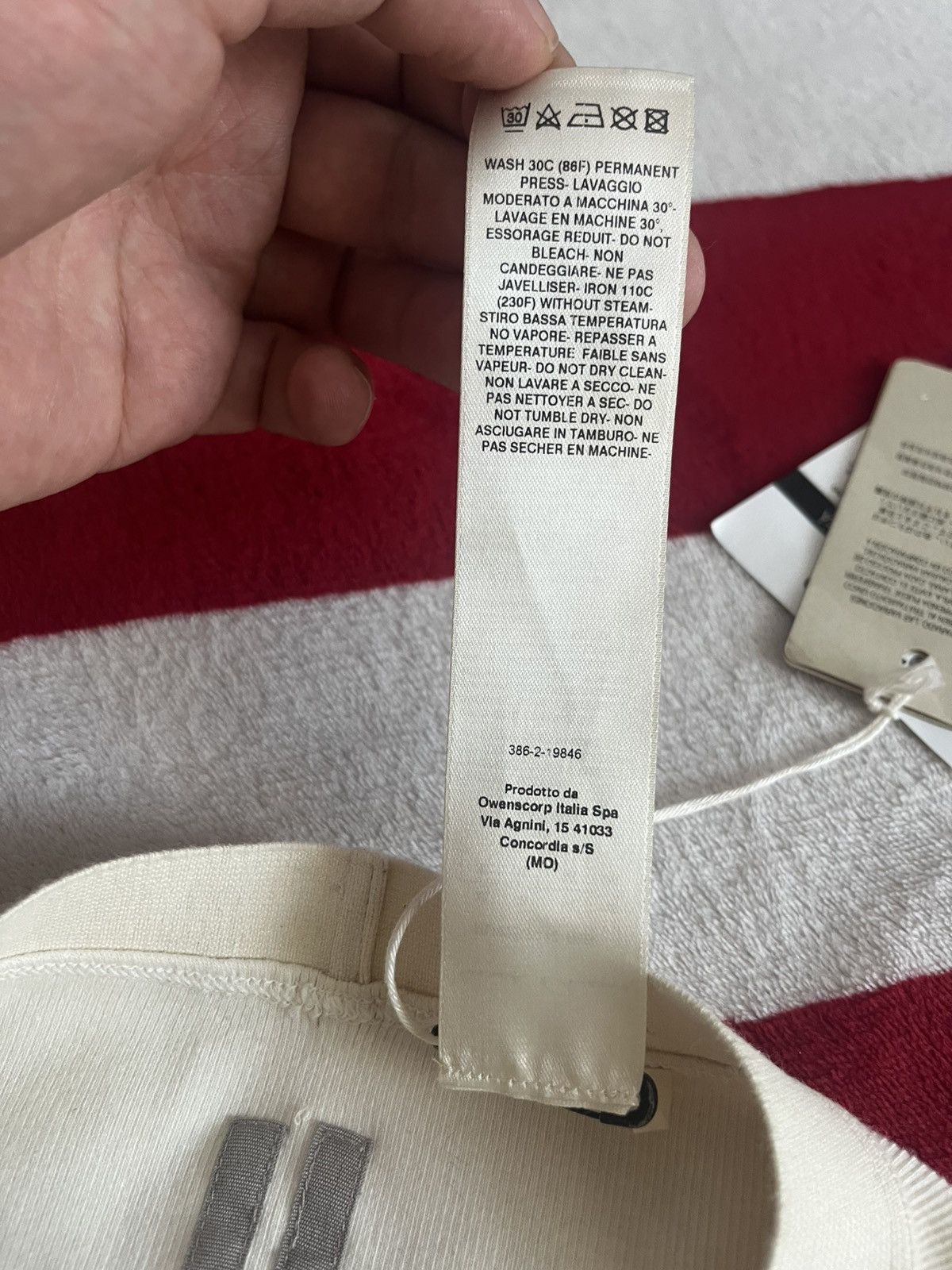 Rick Owens Rick Owens Rib Briefs Natural Made in Italy Underwear RO Size US 32 / EU 48 - 12 Thumbnail