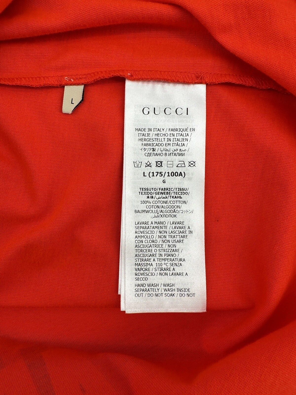Gucci New Gucci T-Shirt Size-L Size US L / EU 52-54 / 3 - 4 Thumbnail