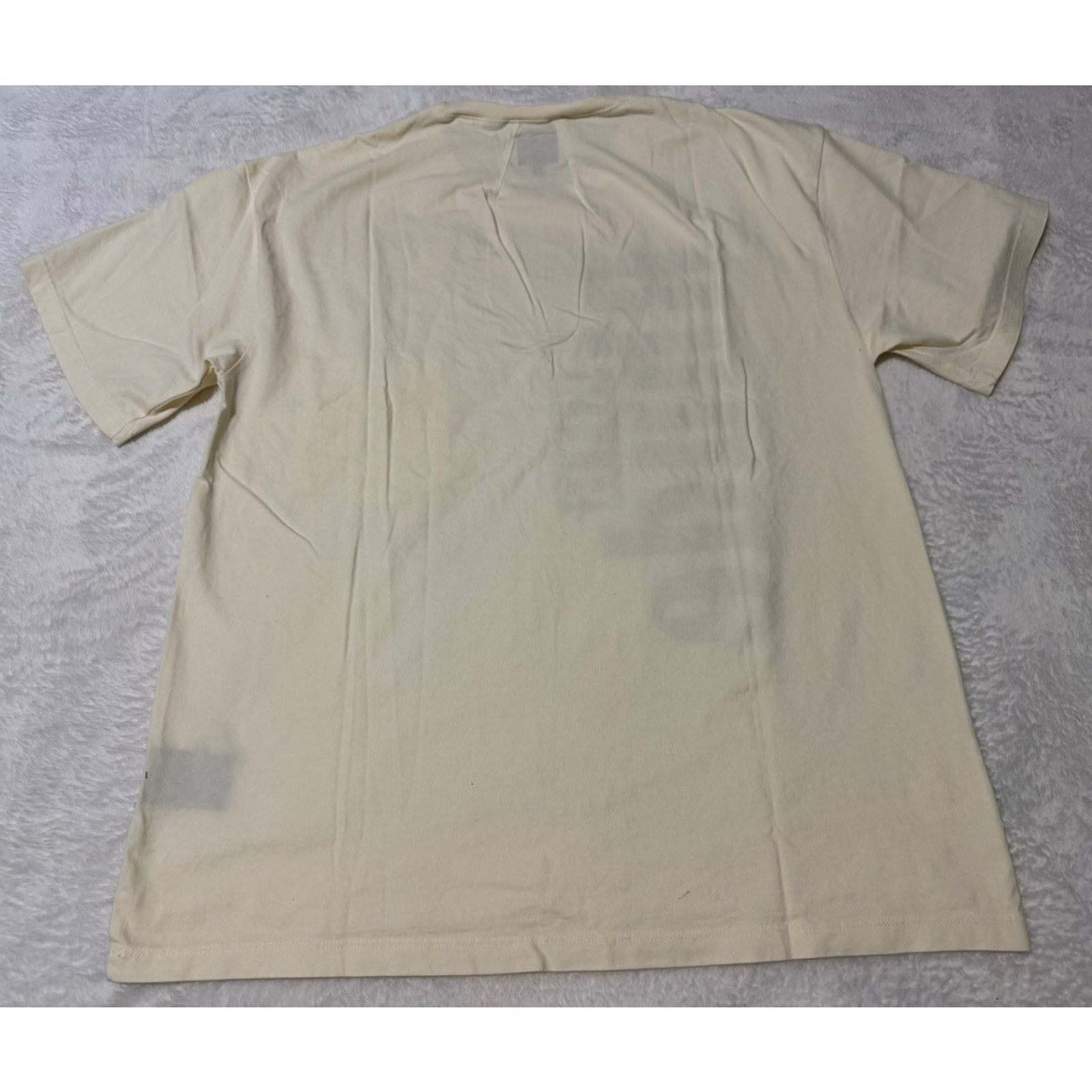Rhude RHUDE x KITH Mens XS Fits like Large Cream Side Logo T Shirt Size US XS / EU 42 / 0 - 5 Thumbnail