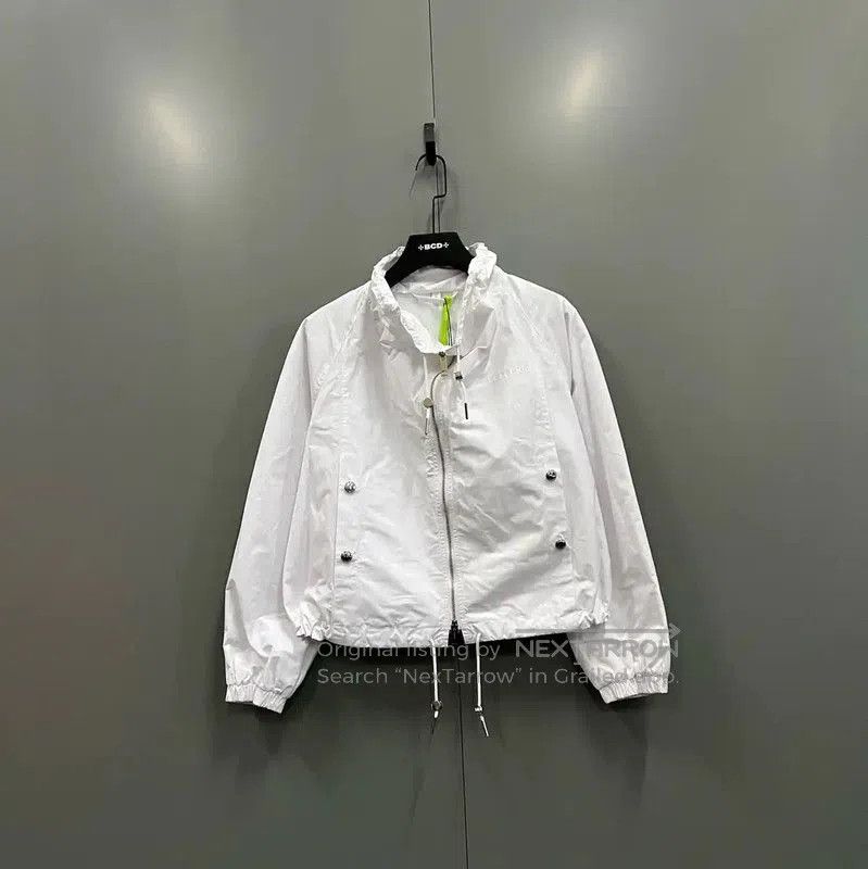 Burberry Burberry White Cotton Women's Jacket. Size XXS / US 00 / IT 34 - 1 Thumbnail