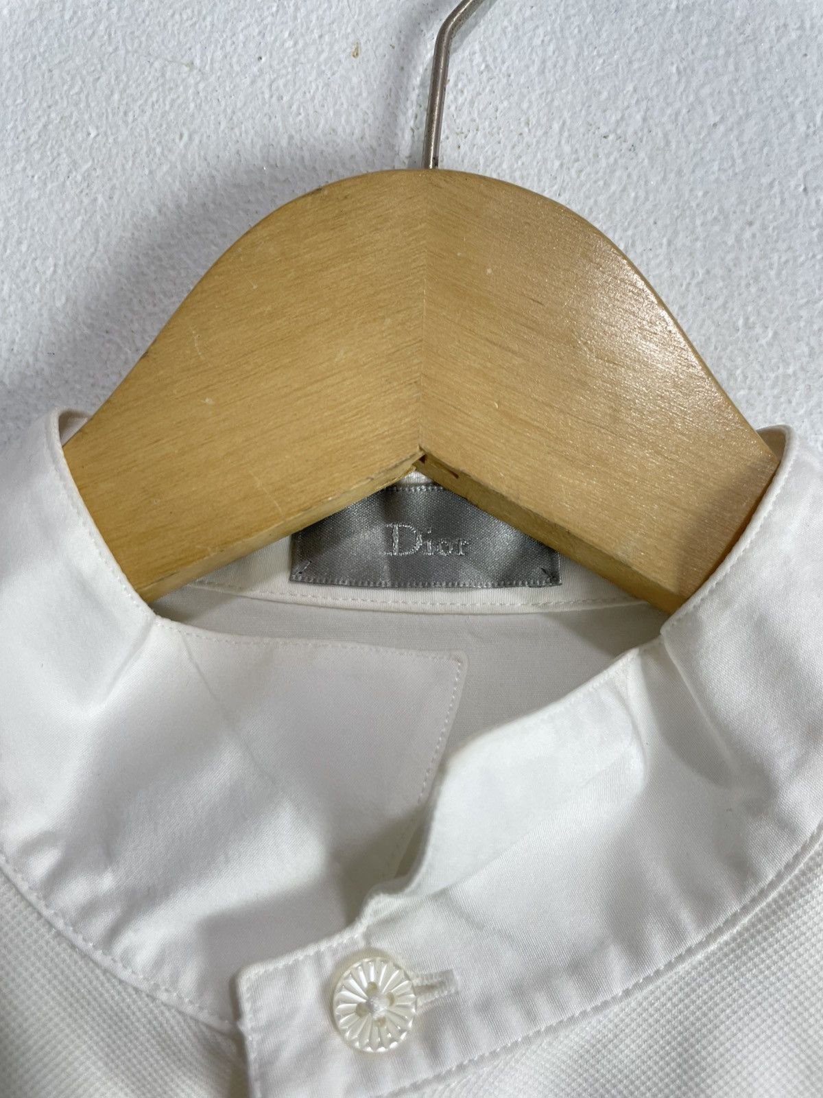 Dior Dior White Shirt With Front silver button Size S / US 4 / IT 40 - 4 Thumbnail