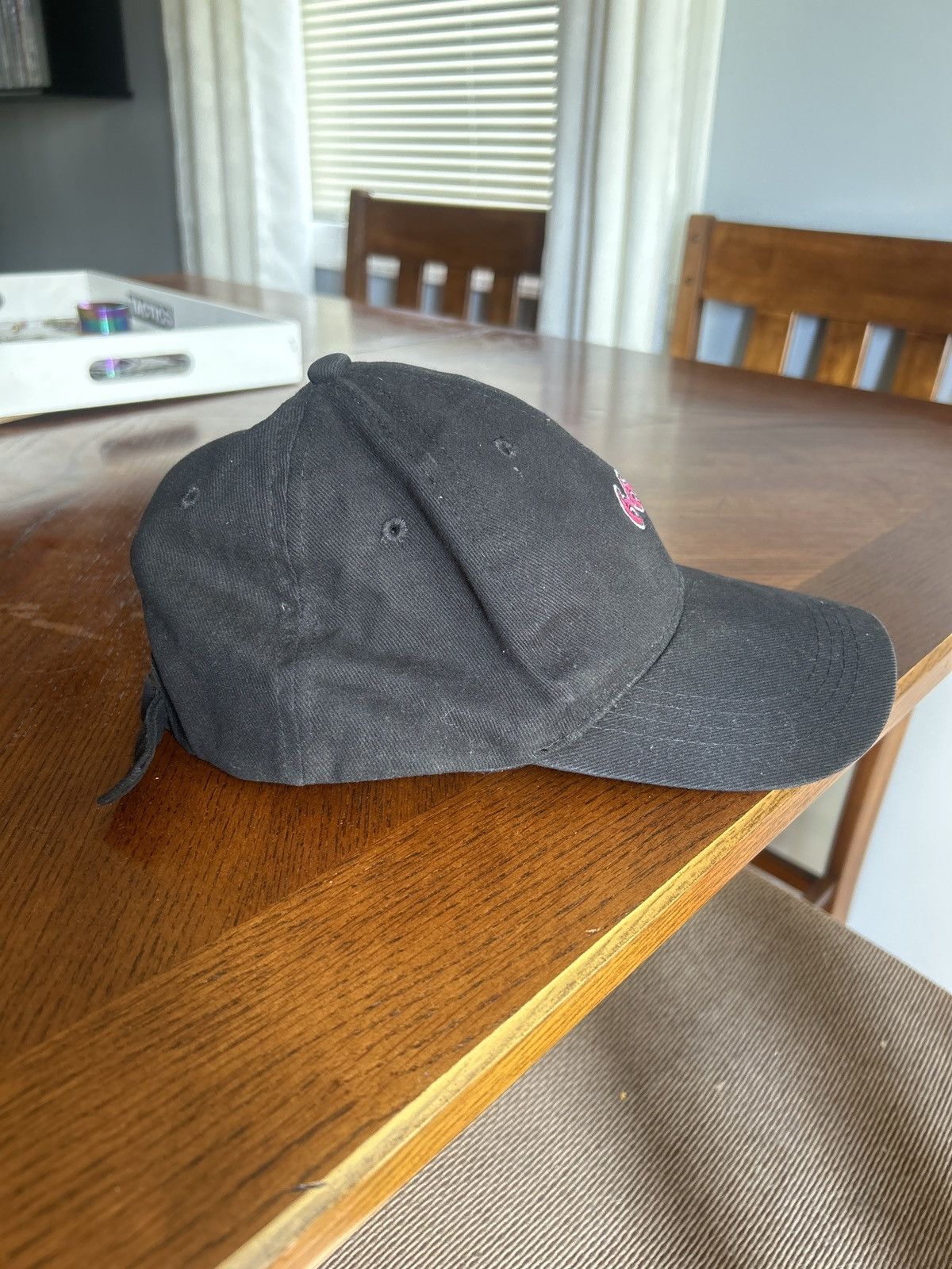 G59 Records Notacop 666 Pouya Embroidered Hat - Black and Pink Size ONE SIZE - 5 Thumbnail