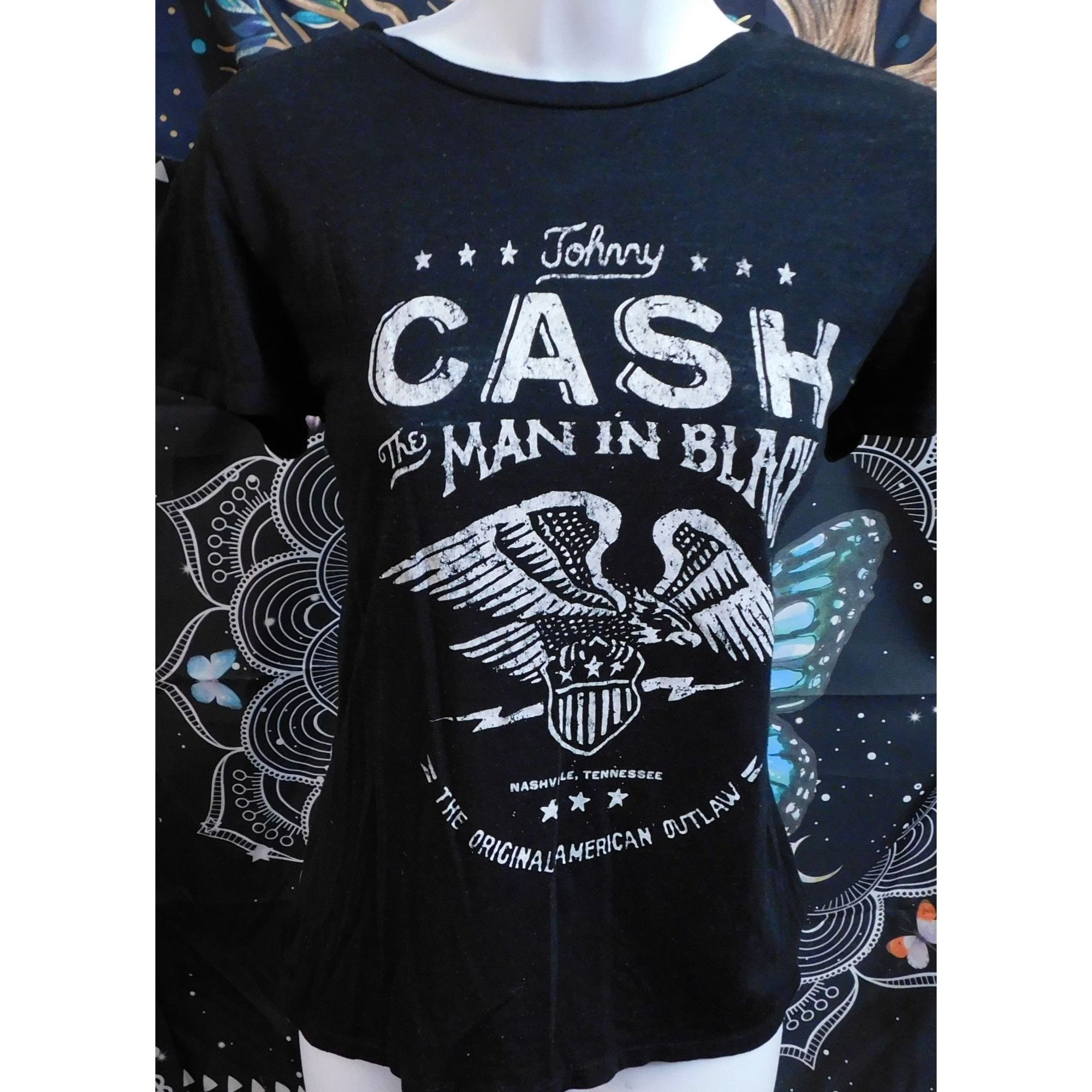 Other Johnny Cash The Man In Black Music Tee Size XS / US 0-2 / IT 36-38 - 2 Thumbnail