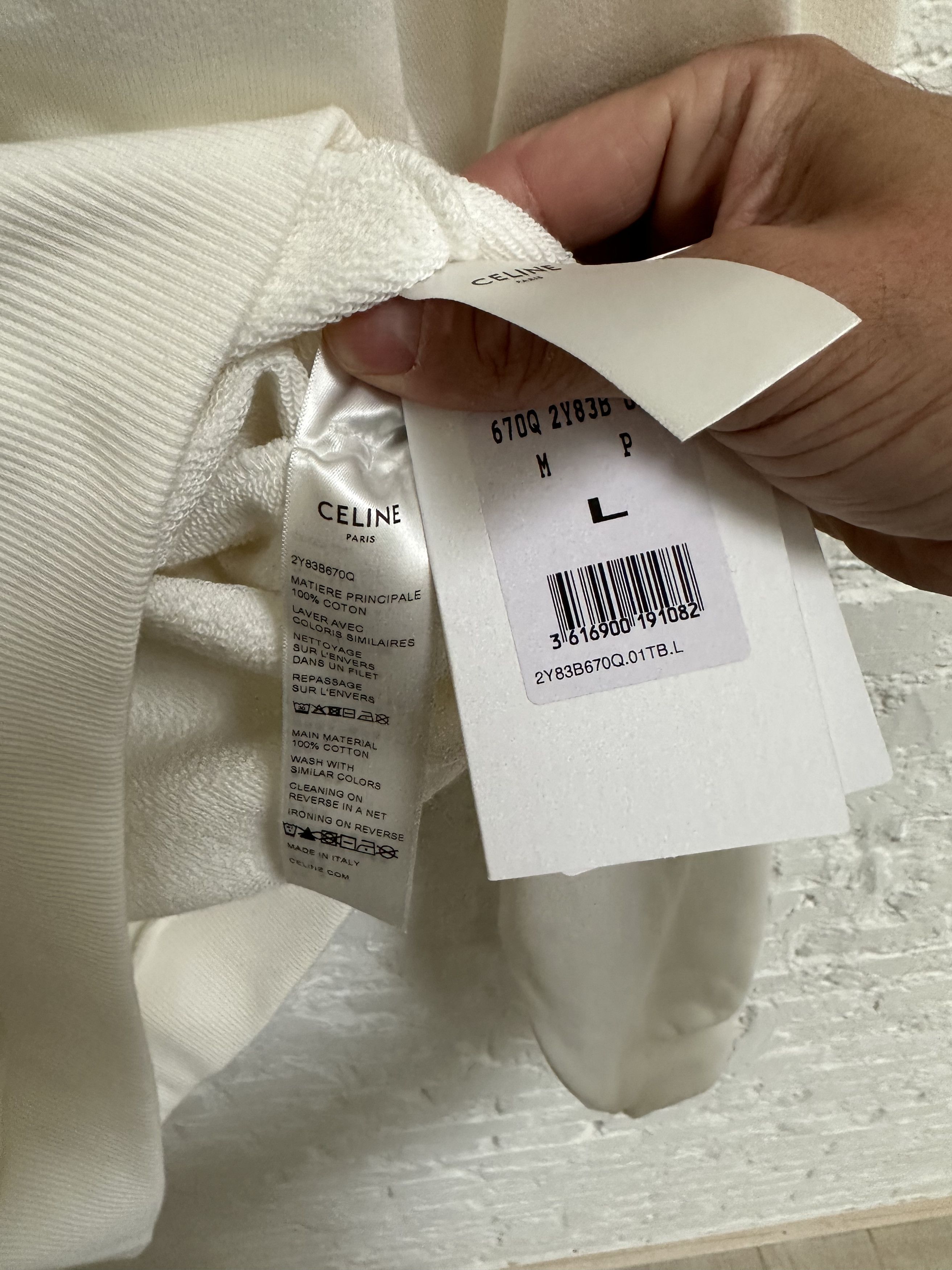 Celine Hoodie Size L Size US L / EU 52-54 / 3 - 4 Thumbnail