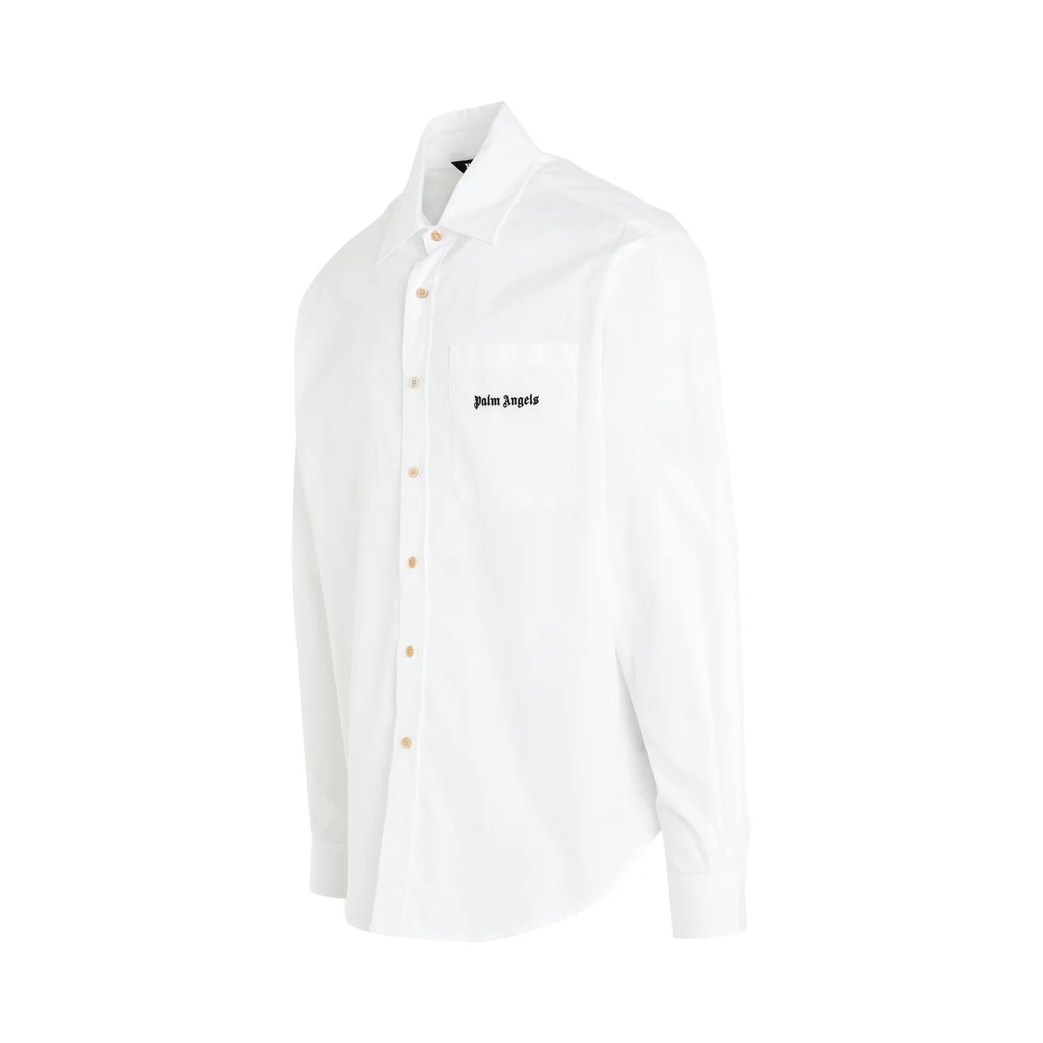 Palm Angels o1mris0824 Shirt in White Size US M / EU 48-50 / 2 - 2 Thumbnail